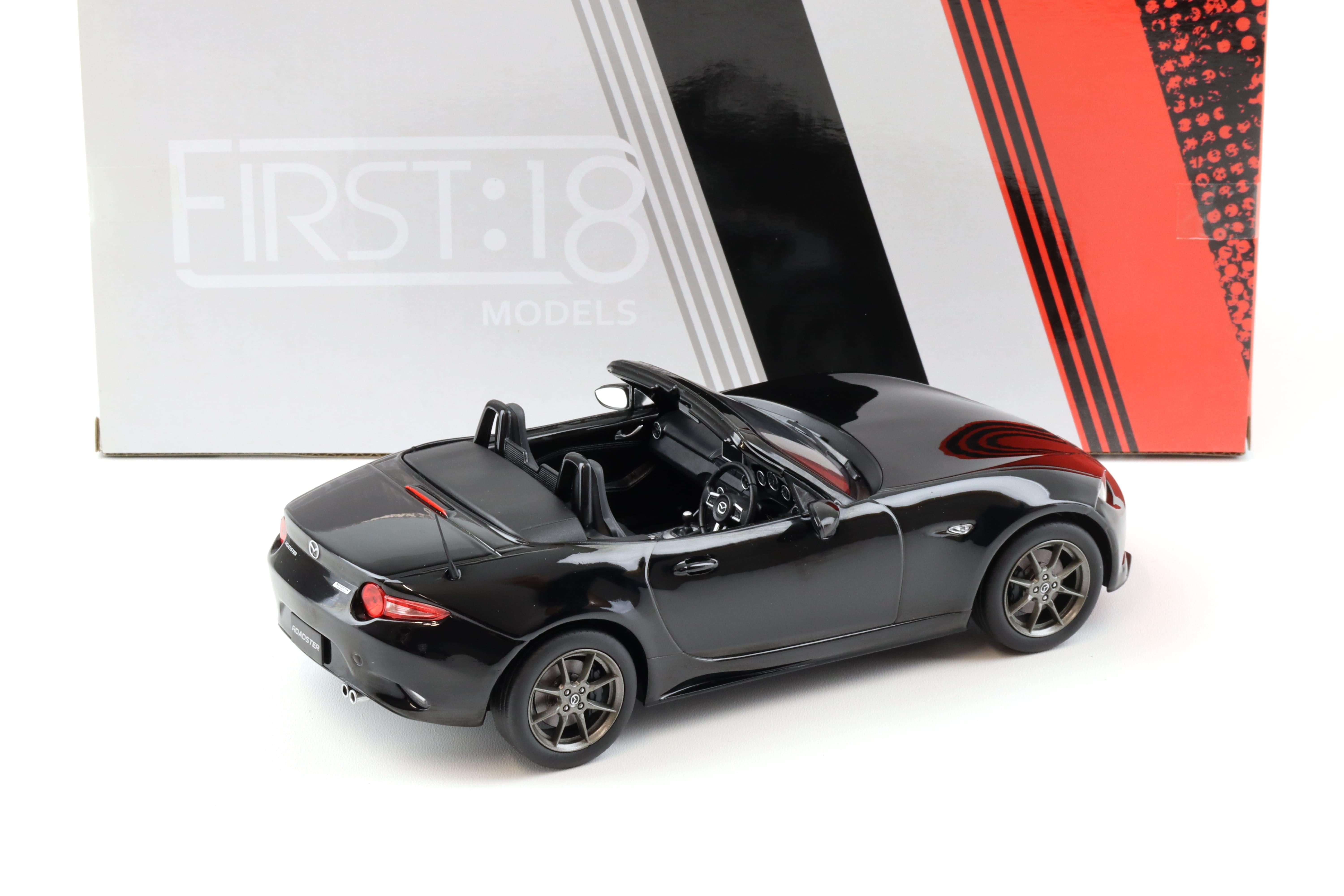 1:18 First18 Mazda MX-5 Roadster 2015 RHD black