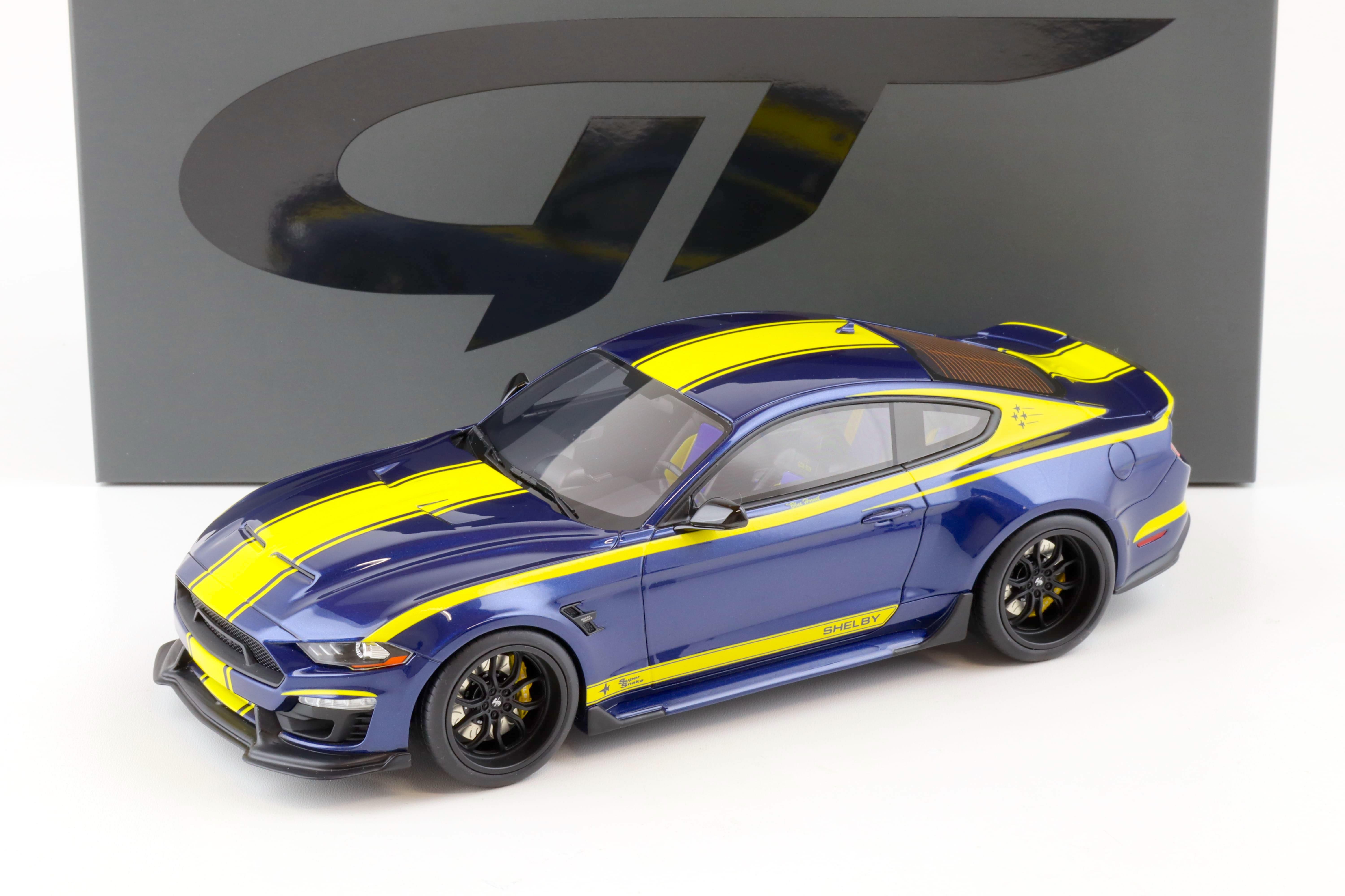 1:18 GT Spirit GT871 Ford Shelby Mustang Super Snake Coupe blue/ yellow 2021
