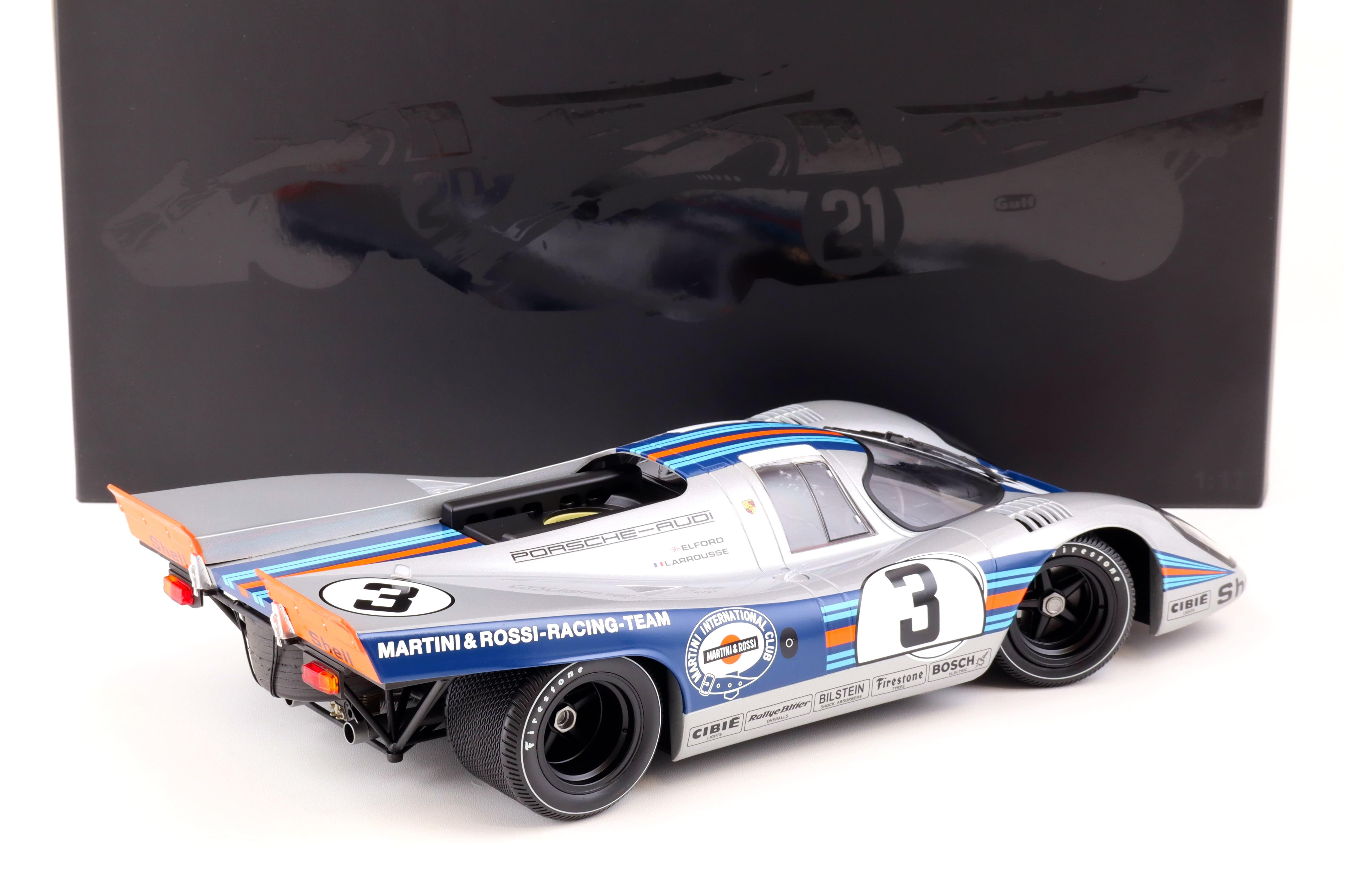 1:12 Minichamps Porsche 917K Martini & Rossi Racing Elford Winners Sebring 12h 1971