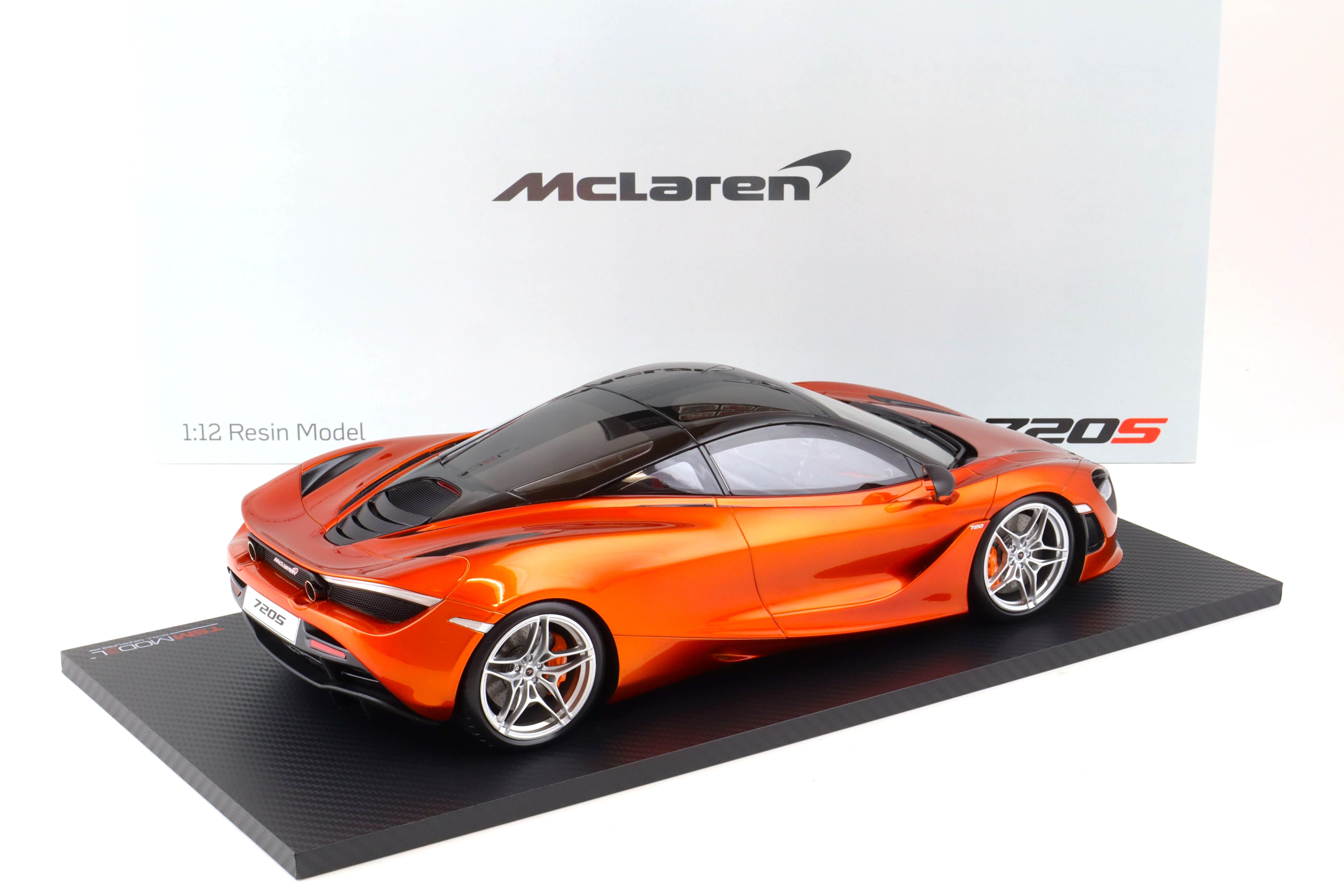 1:12 TSM Model McLaren 720S Coupe Azores orange/ black TSM120002