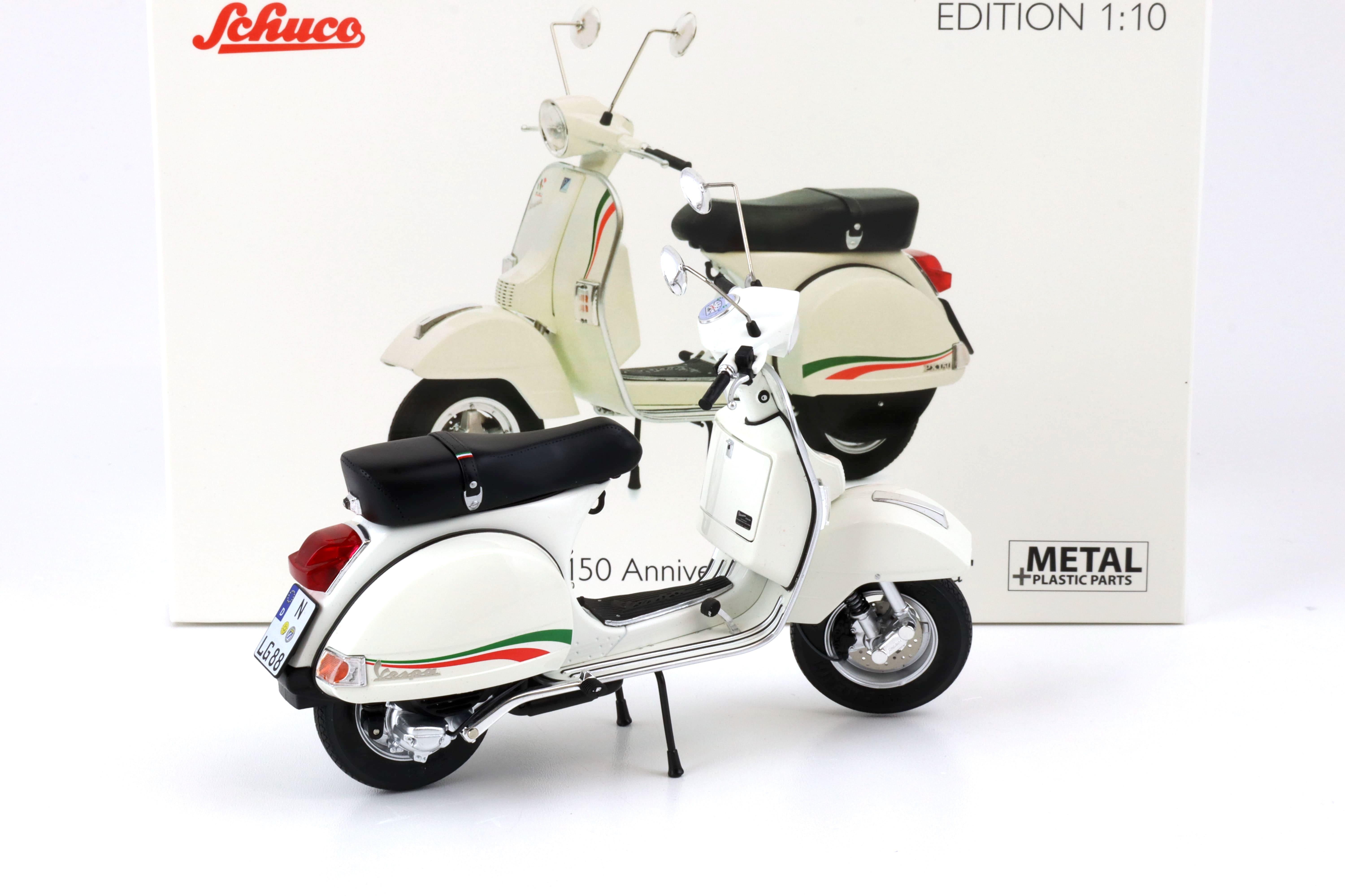 1:10 Schuco Vespa PX 150 white "150 Anniversario Unita d'Italia"