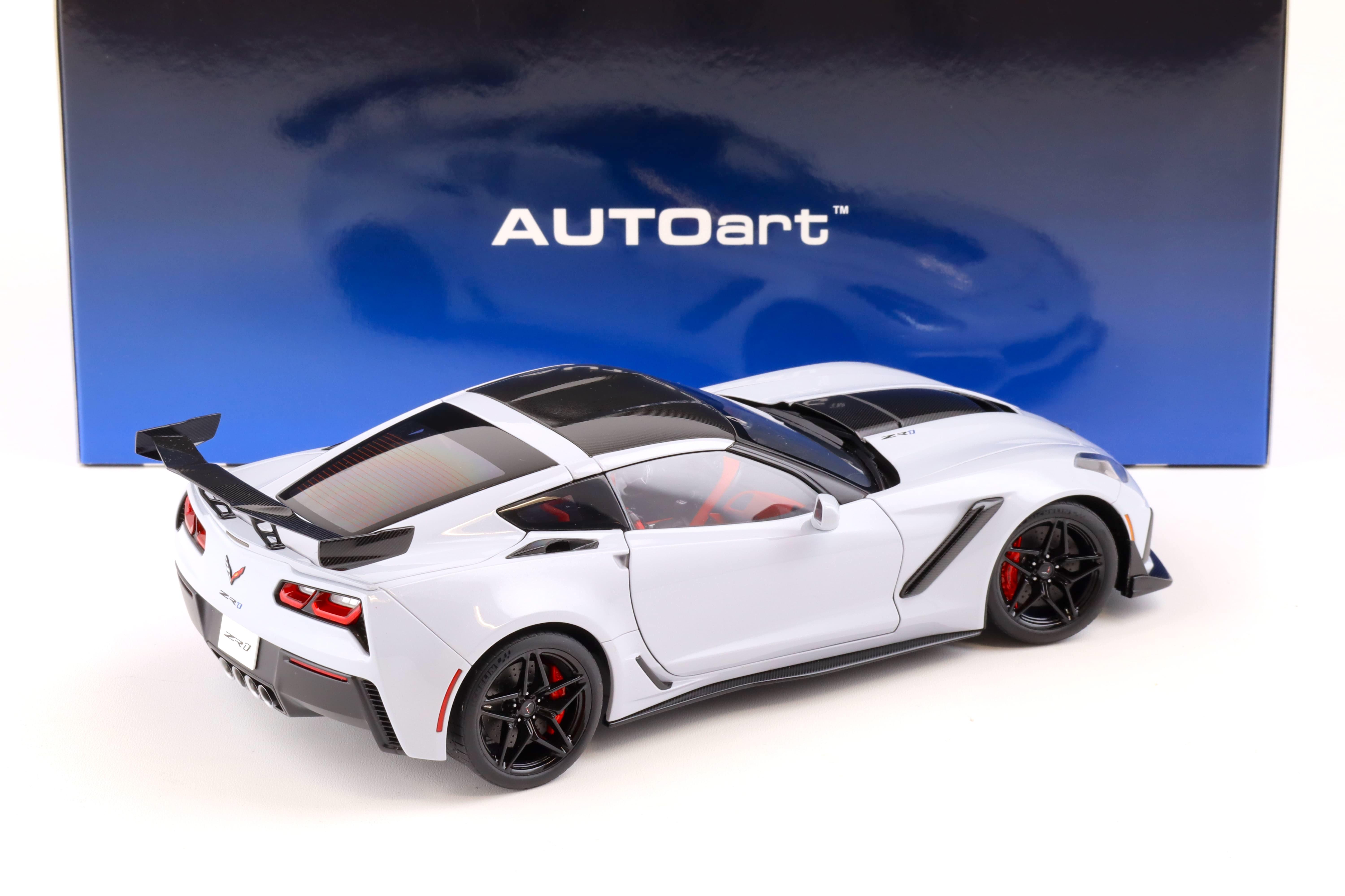 1:18 AUTOart Chevrolet Corvette C7 ZR1 Coupe 2019 Ceramic Matrix grey metallic