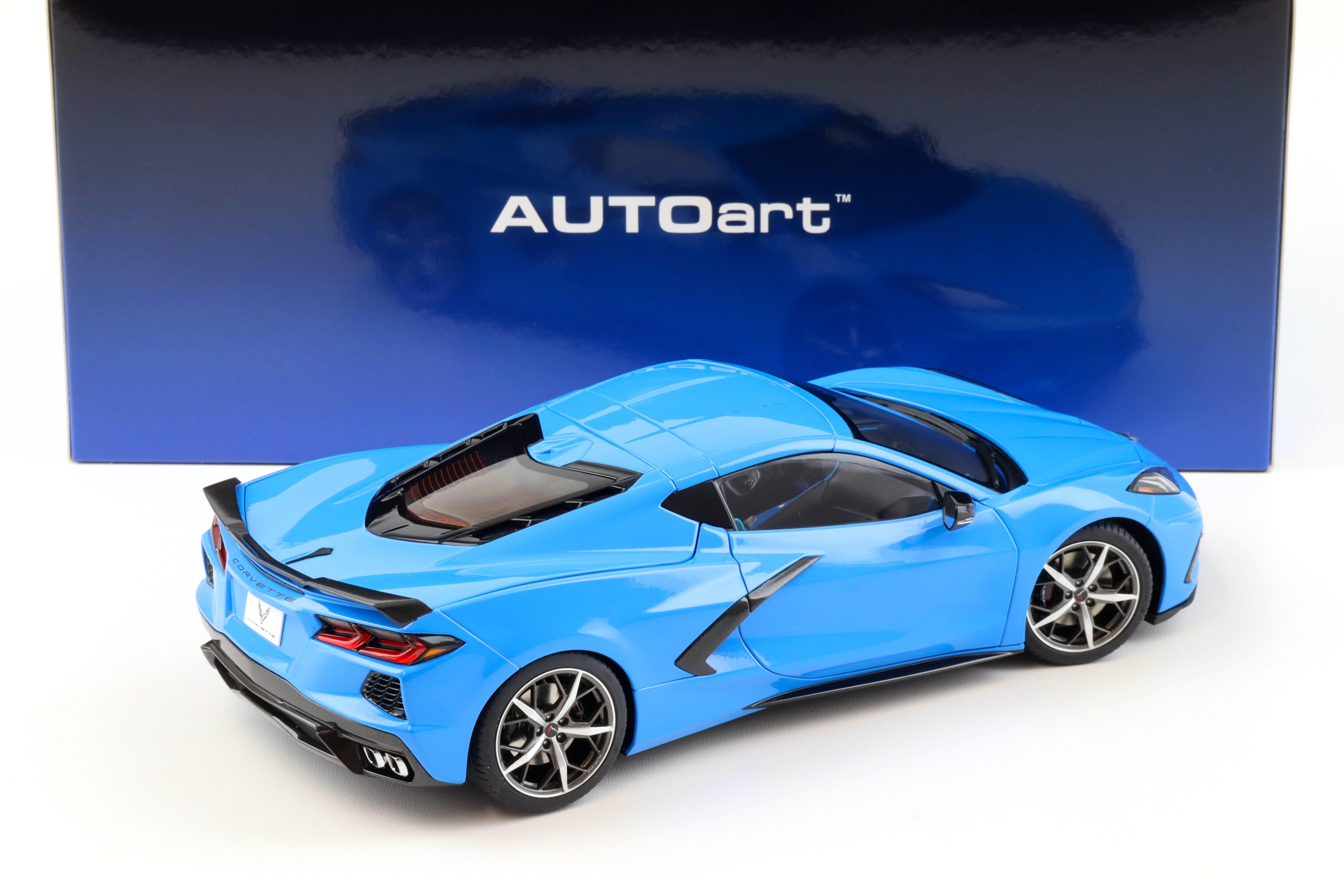 1:18 AUTOart Chevrolet Corvette C8 Stingray Z51 rapid blue 2020 