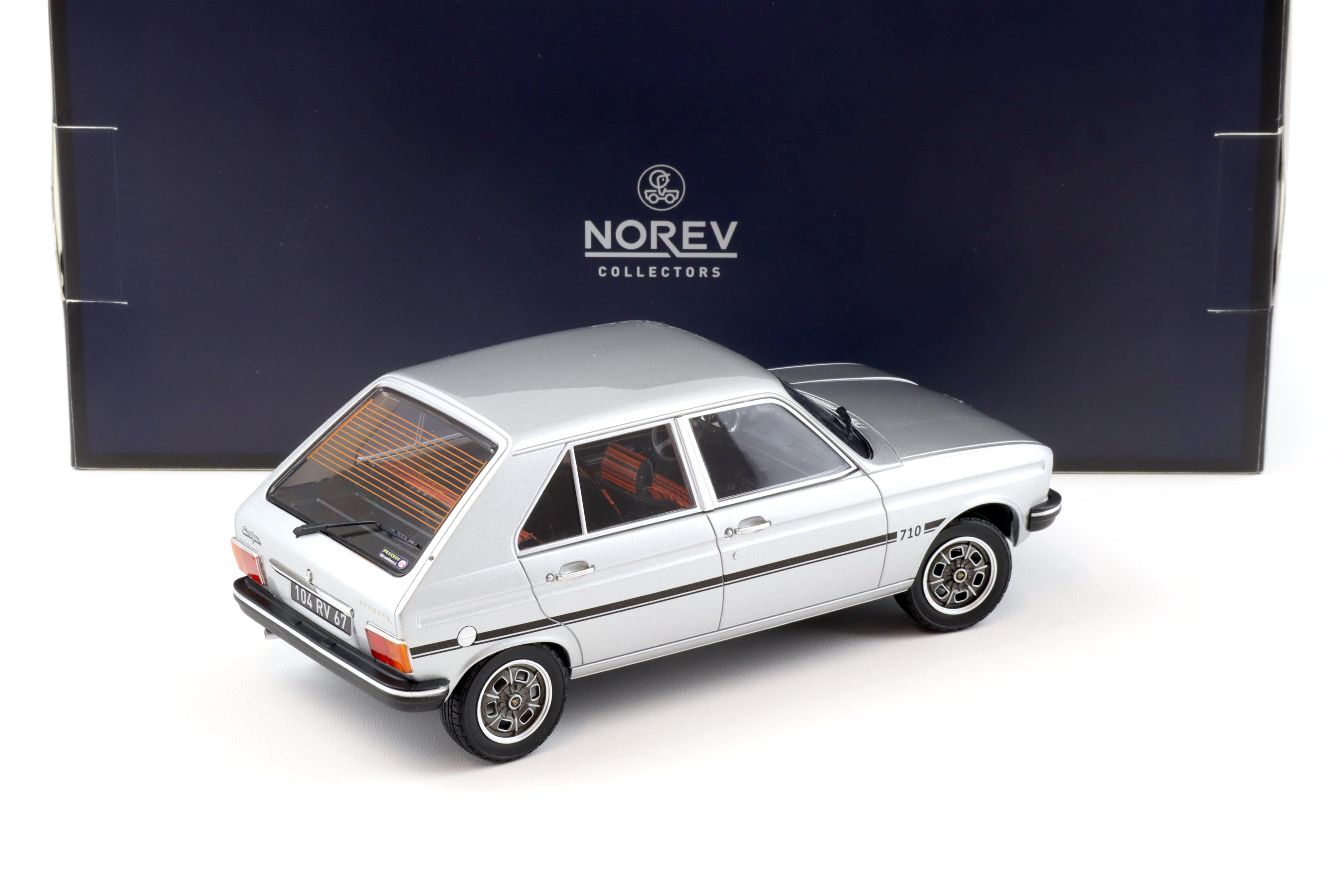 1:18 Norev Peugeot 104 Sundgau 1978 silver metallic - Limited 300 pcs.