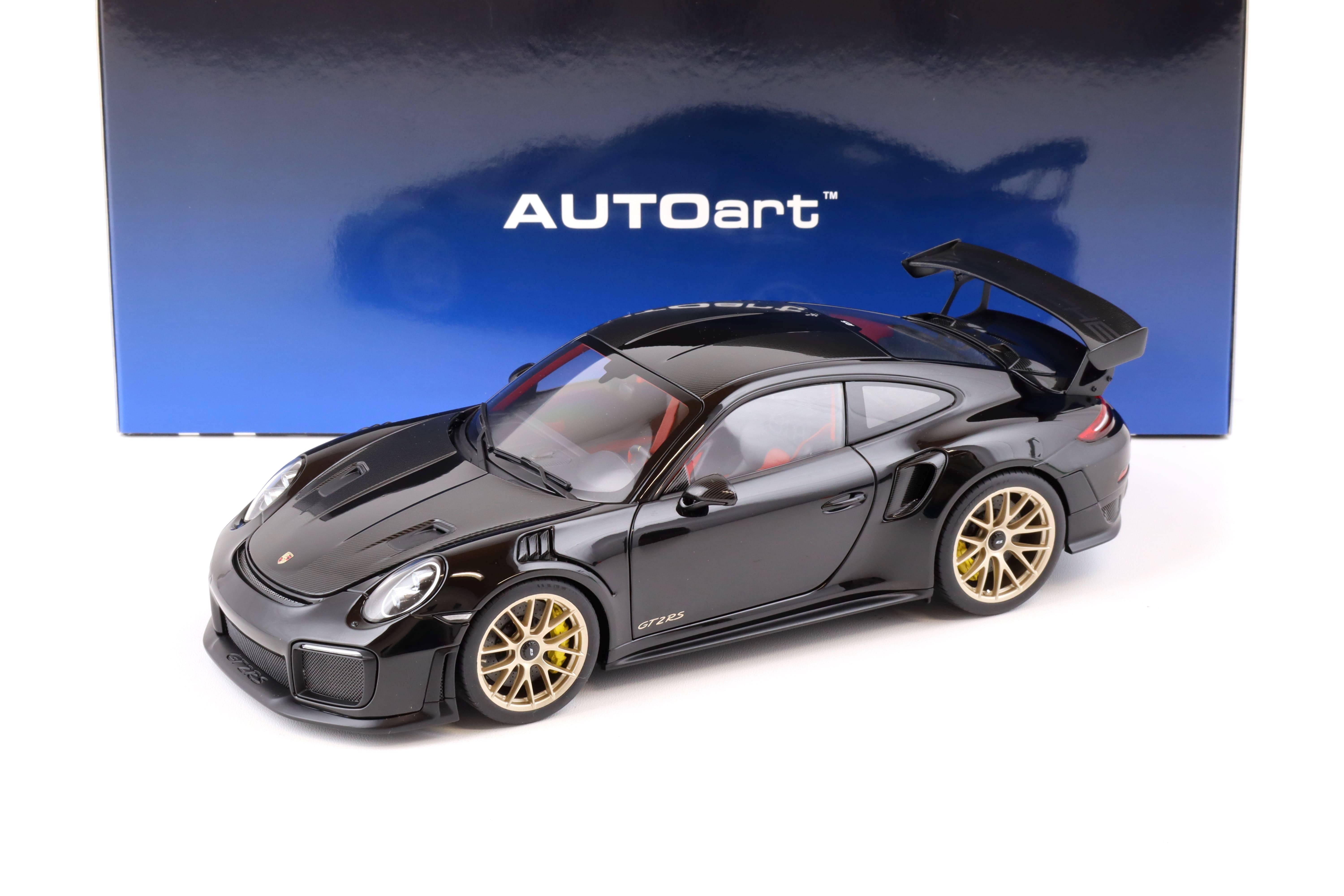 1 18 AUTOart Porsche 911 991.2 GT2 RS 2017 Weissach Package black 78186