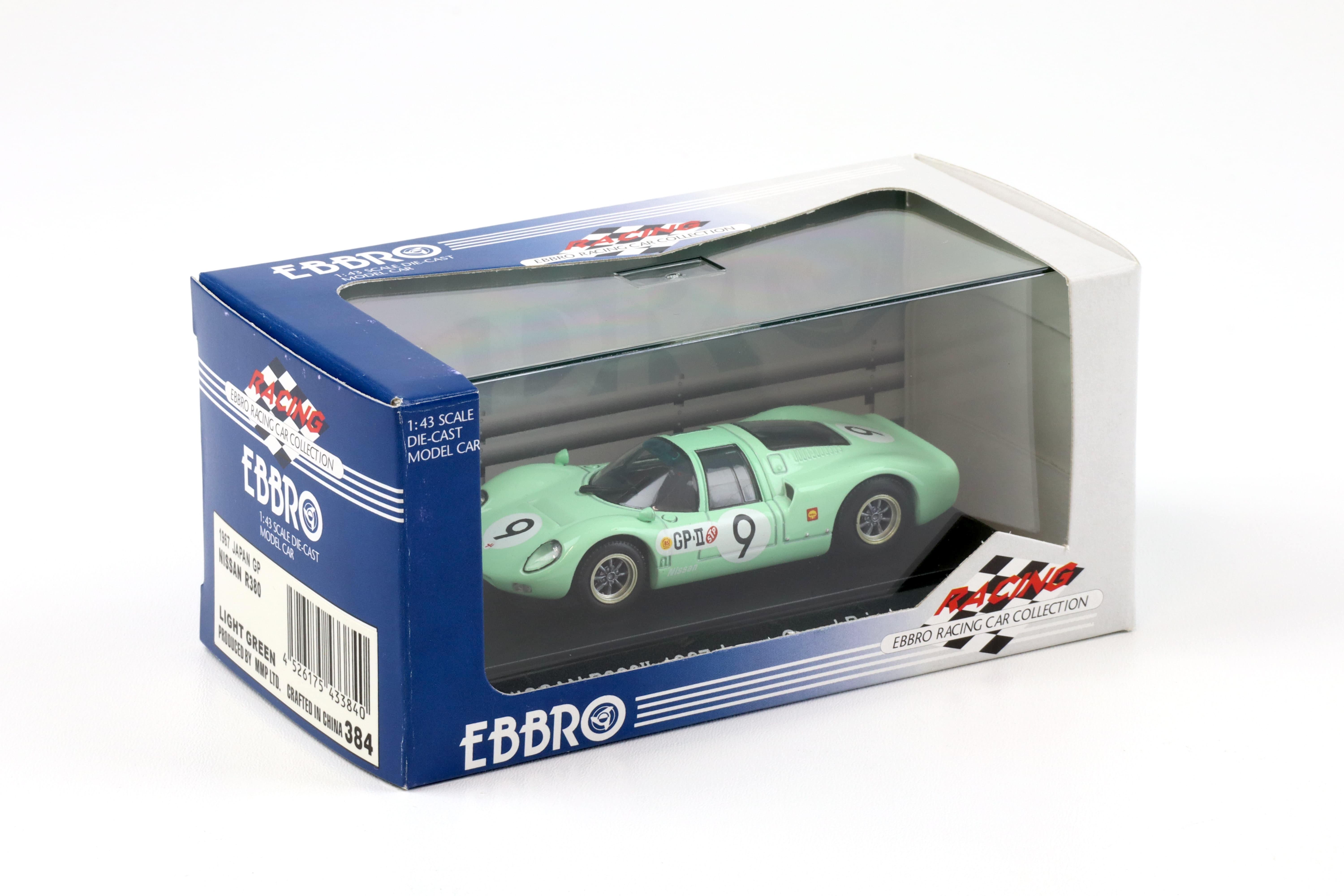 1:43 Ebbro Nissan R380 II Japan GP 1967 green #9 