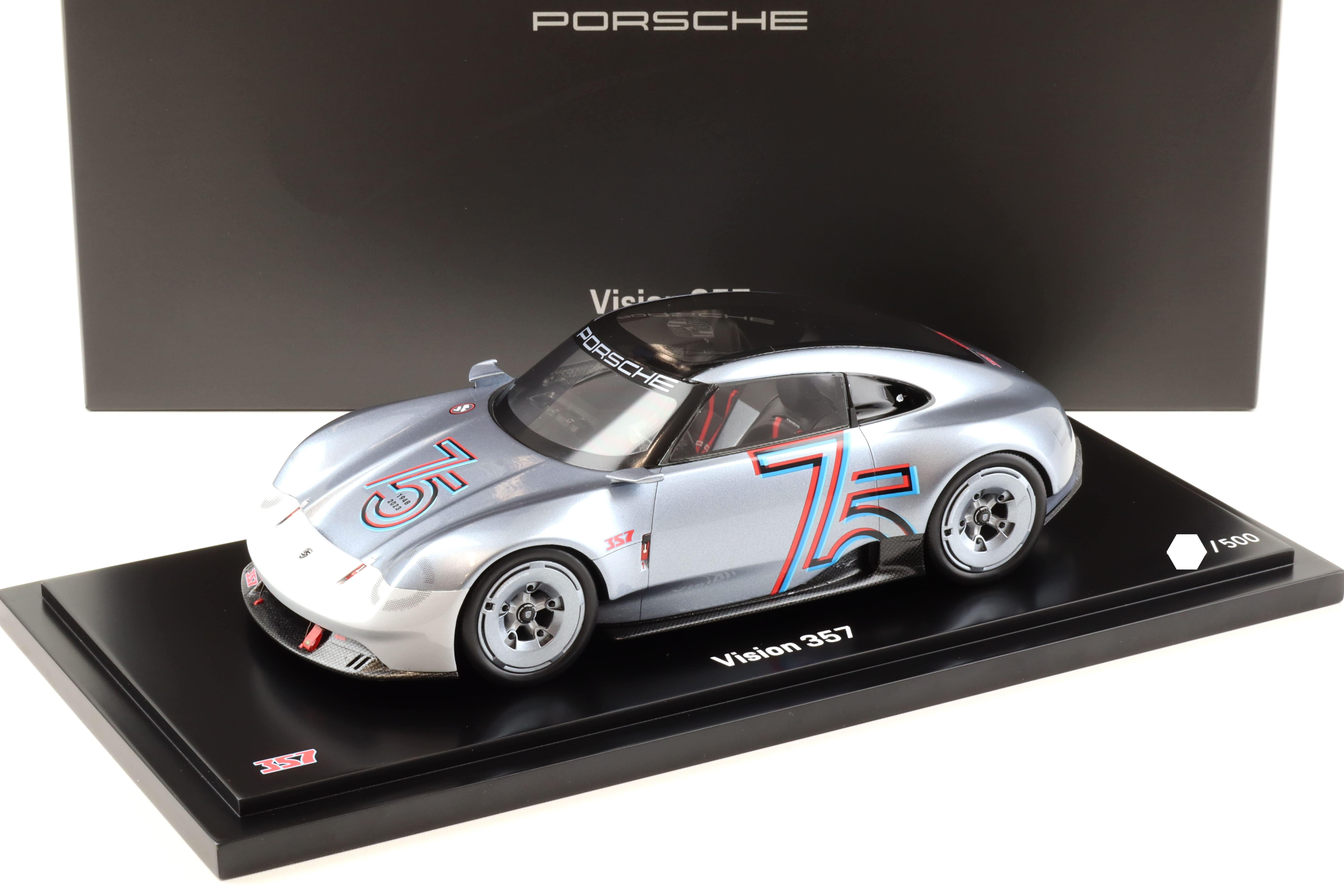 1:18 Spark Porsche Vision 357 Coupe silver-grey WAP DEALER