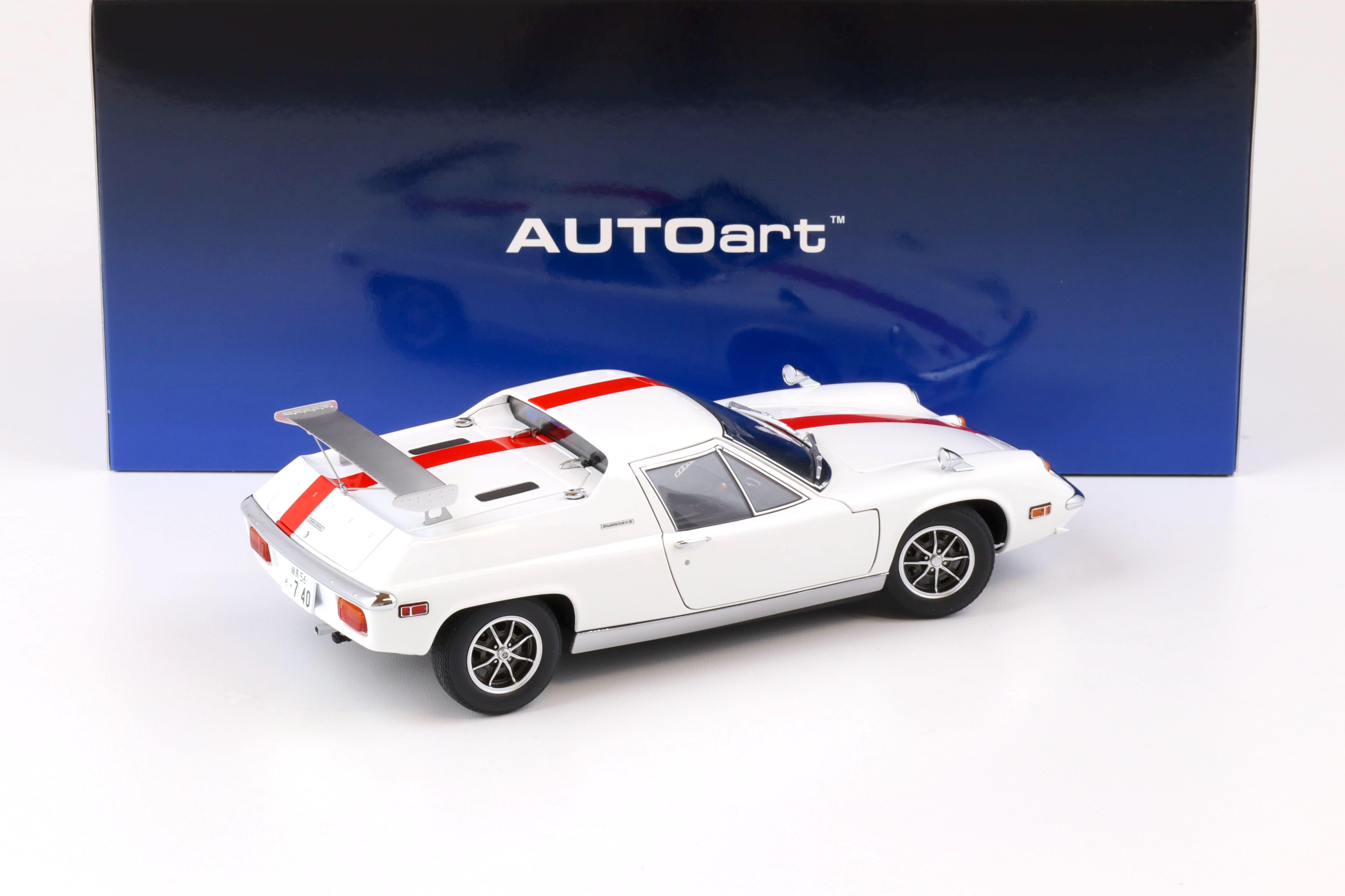 1:18 AUTOart Lotus Europa Special THE CIRCUIT WOLF white/ red 75396