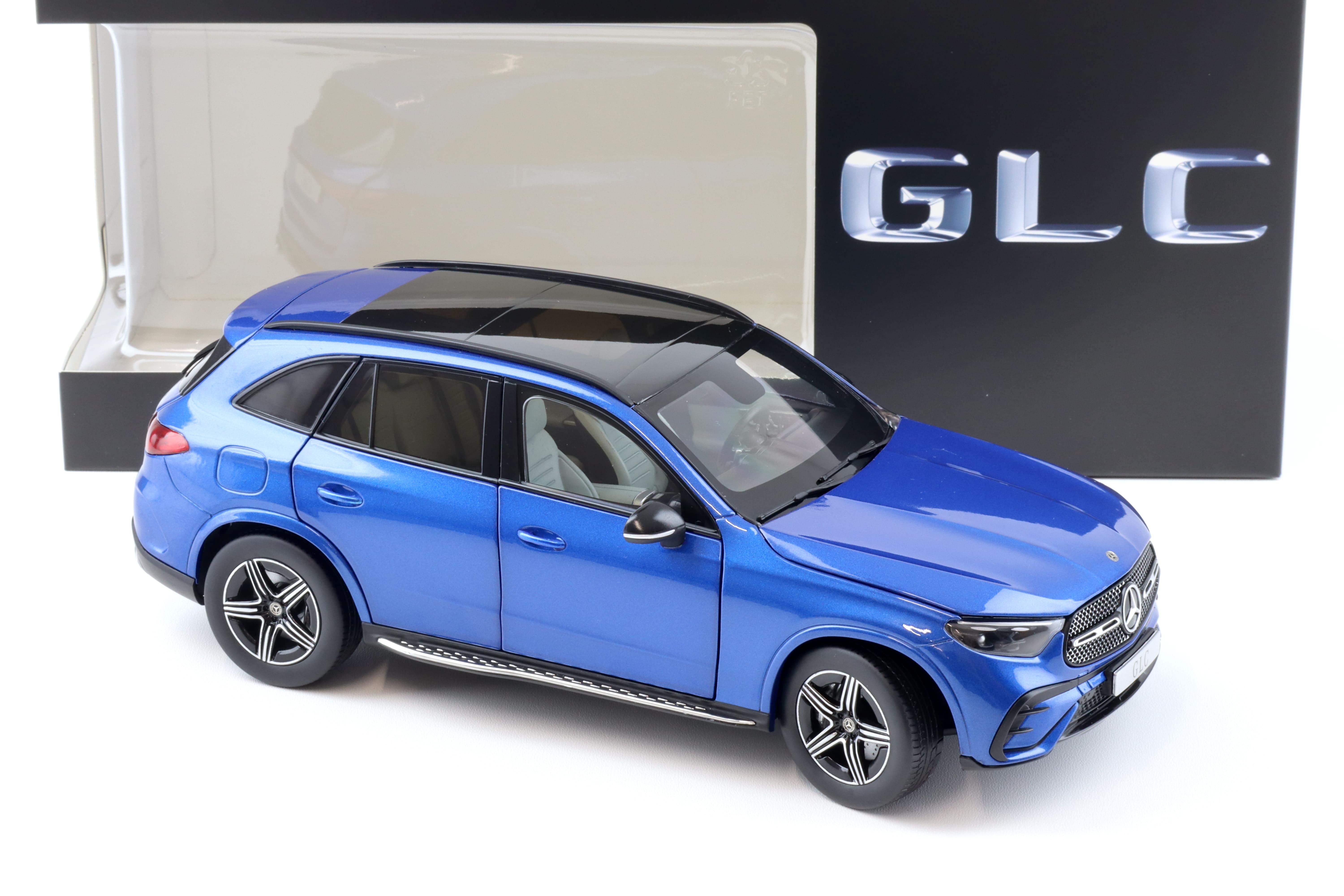 1:18 iScale Mercedes GLC AMG Line X254 SUV 2023 spectral blue DEALER VERSION