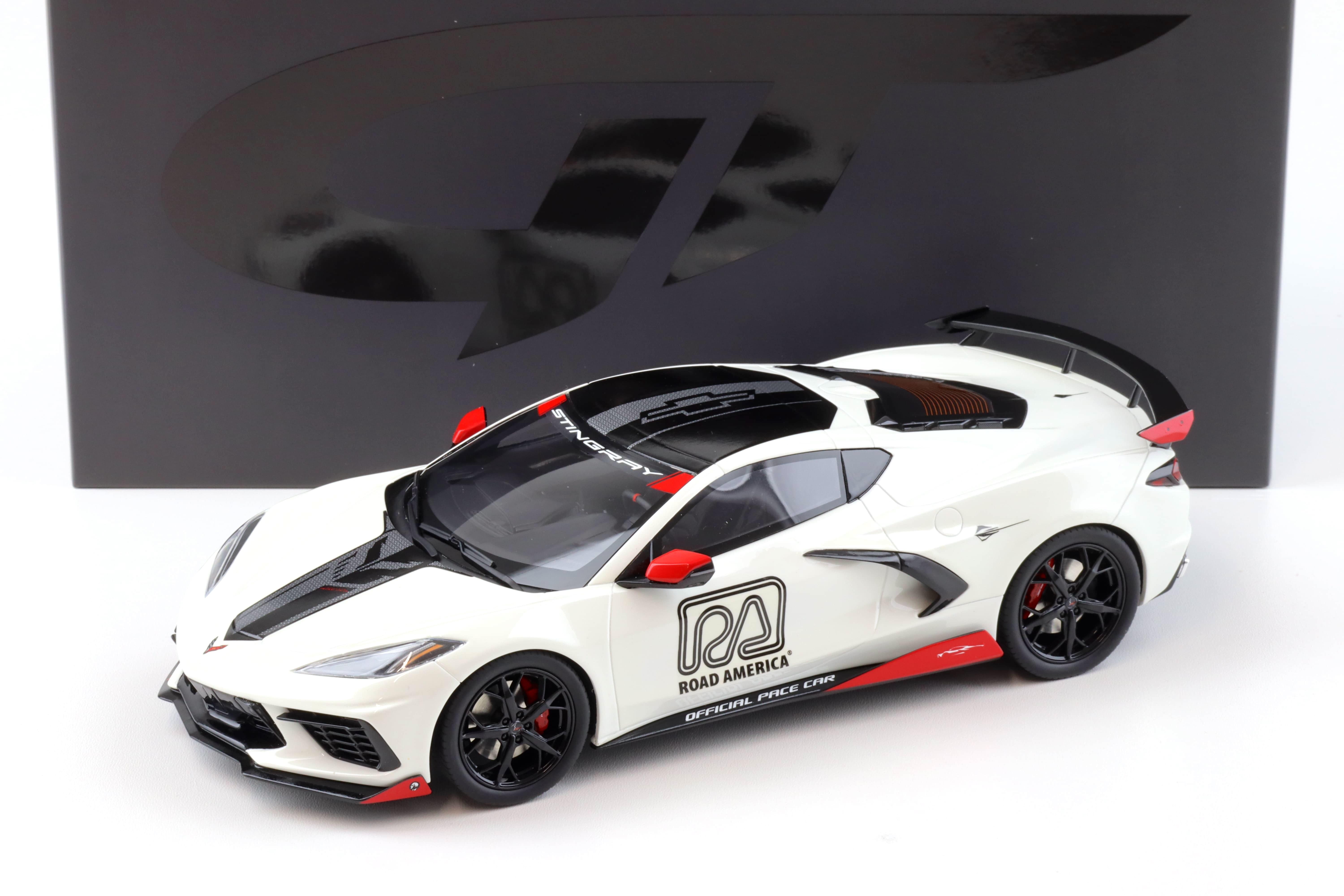 1:18 GT Spirit GT370 Chevrolet Corvette C8 Pace Car IMSA 2020 arctic white