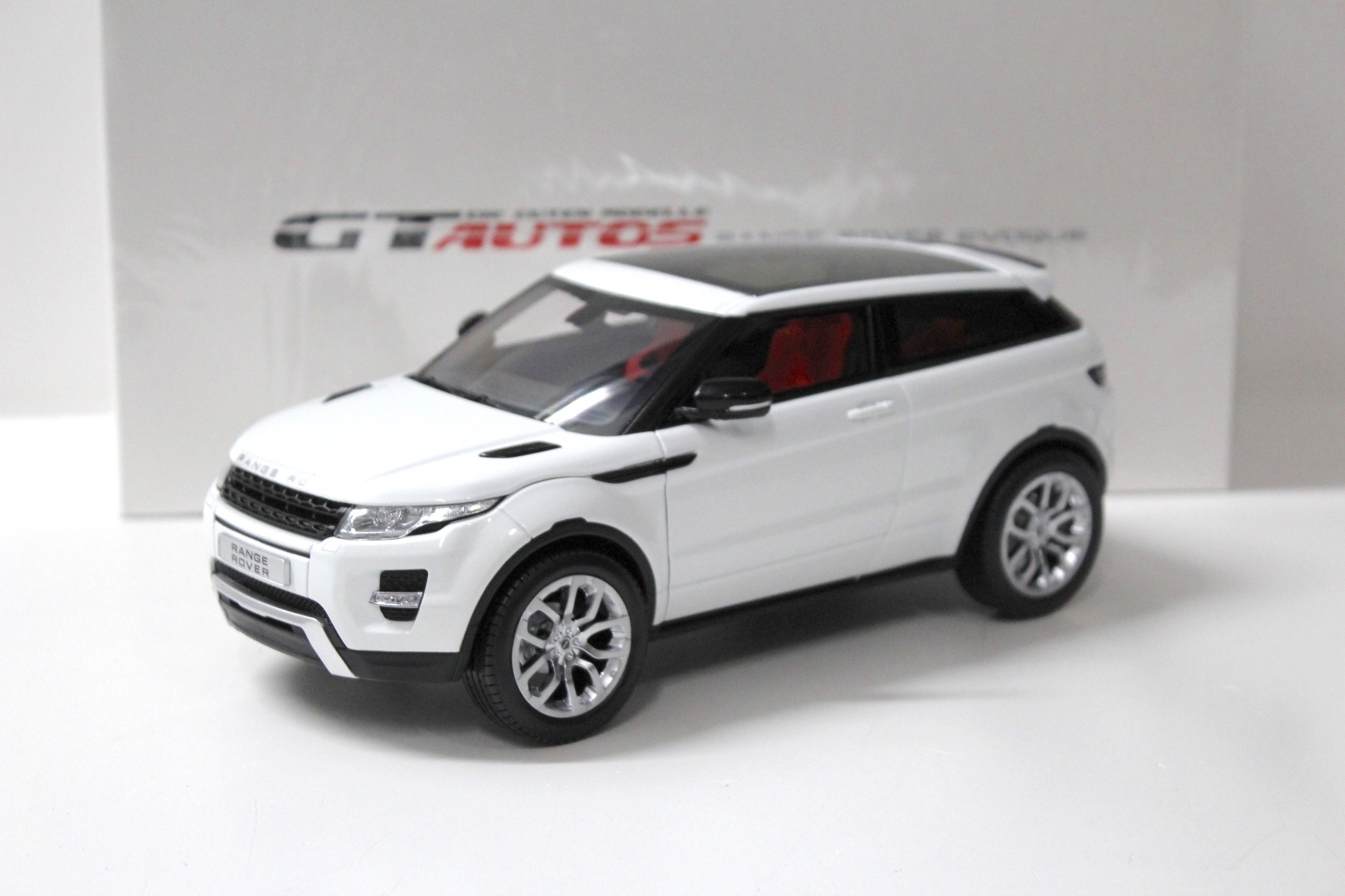 1:18 Welly GTA Range Rover Evoque white with Roof 2011 DEALER VERSION