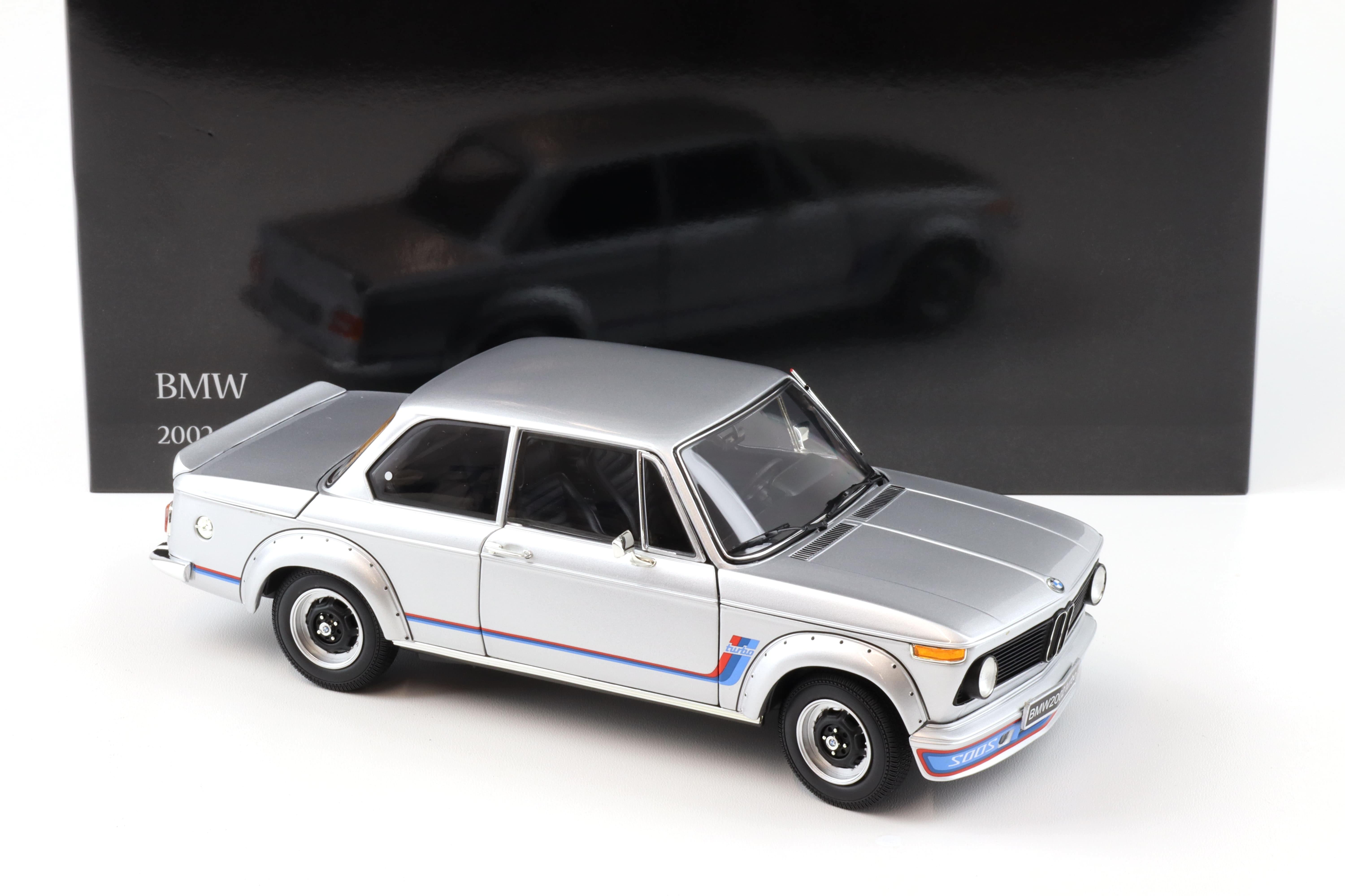 1:18 Kyosho BMW 2002 Turbo 1974 silver 08544S