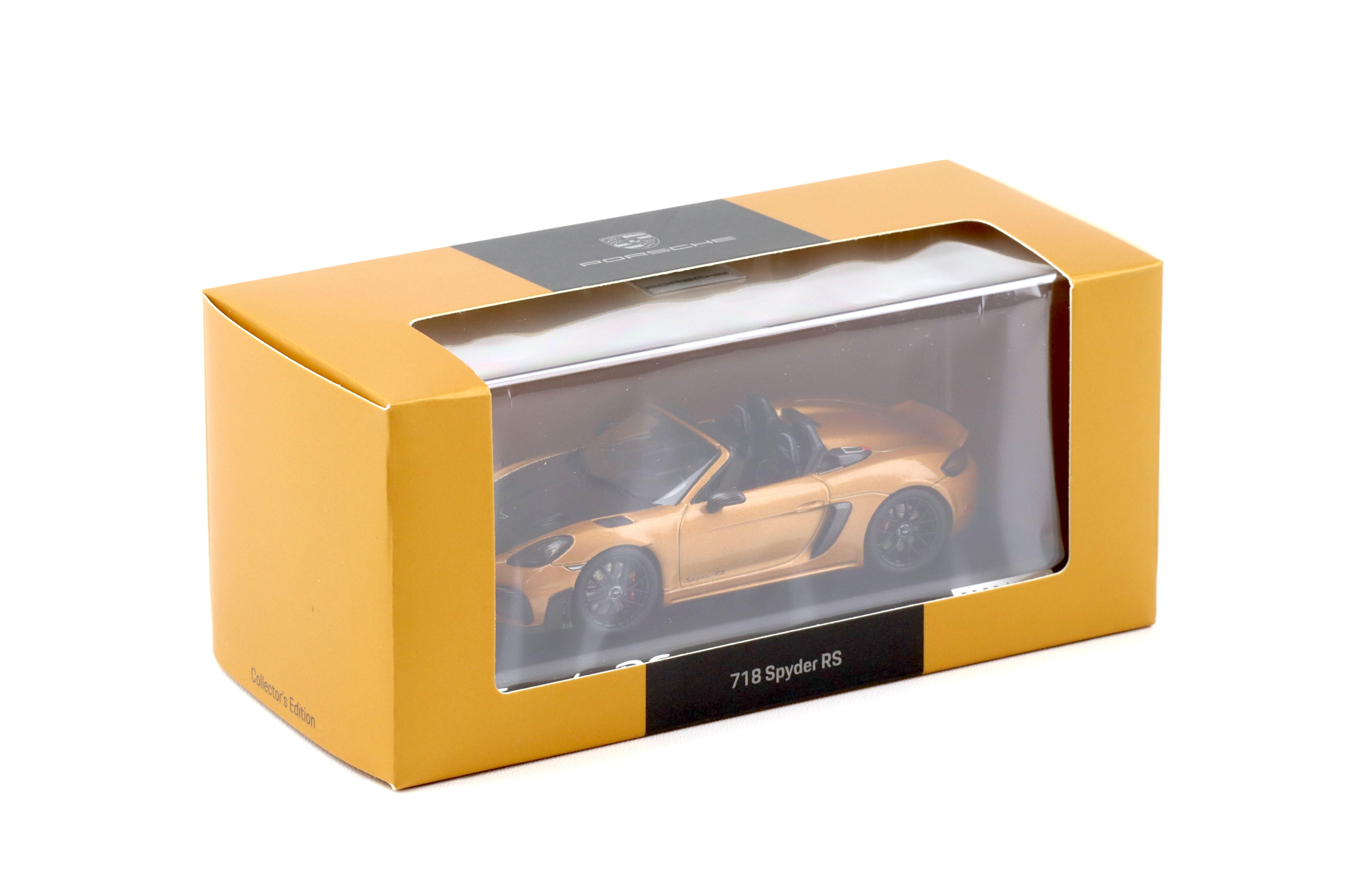 1:43 Spark Porsche 718 Spyder RS (982) nordic gold/ black wheels WAP DEALER