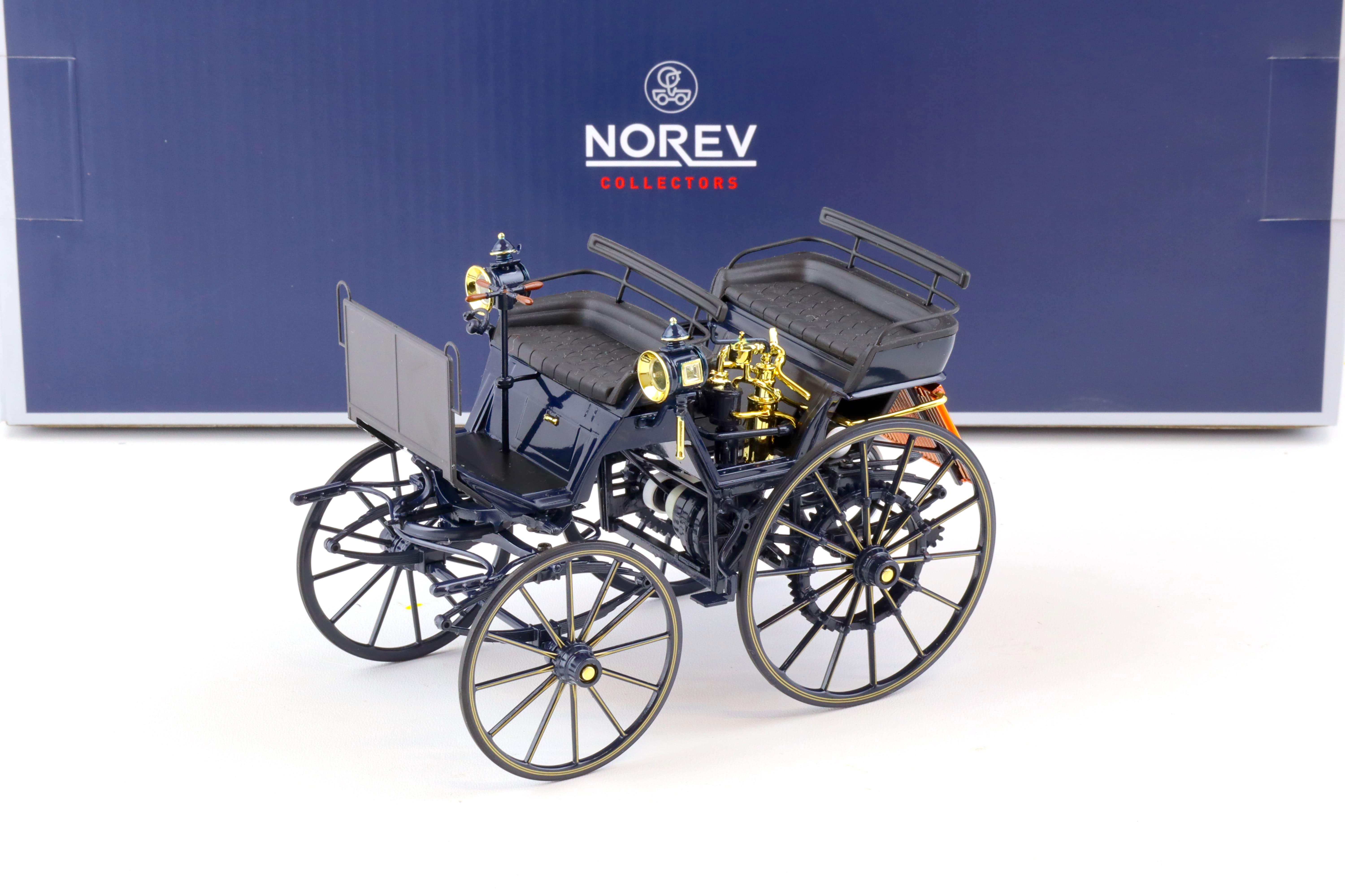 1:18 Norev Mercedes Daimler Motorkutsche 1886 dark blue 183700