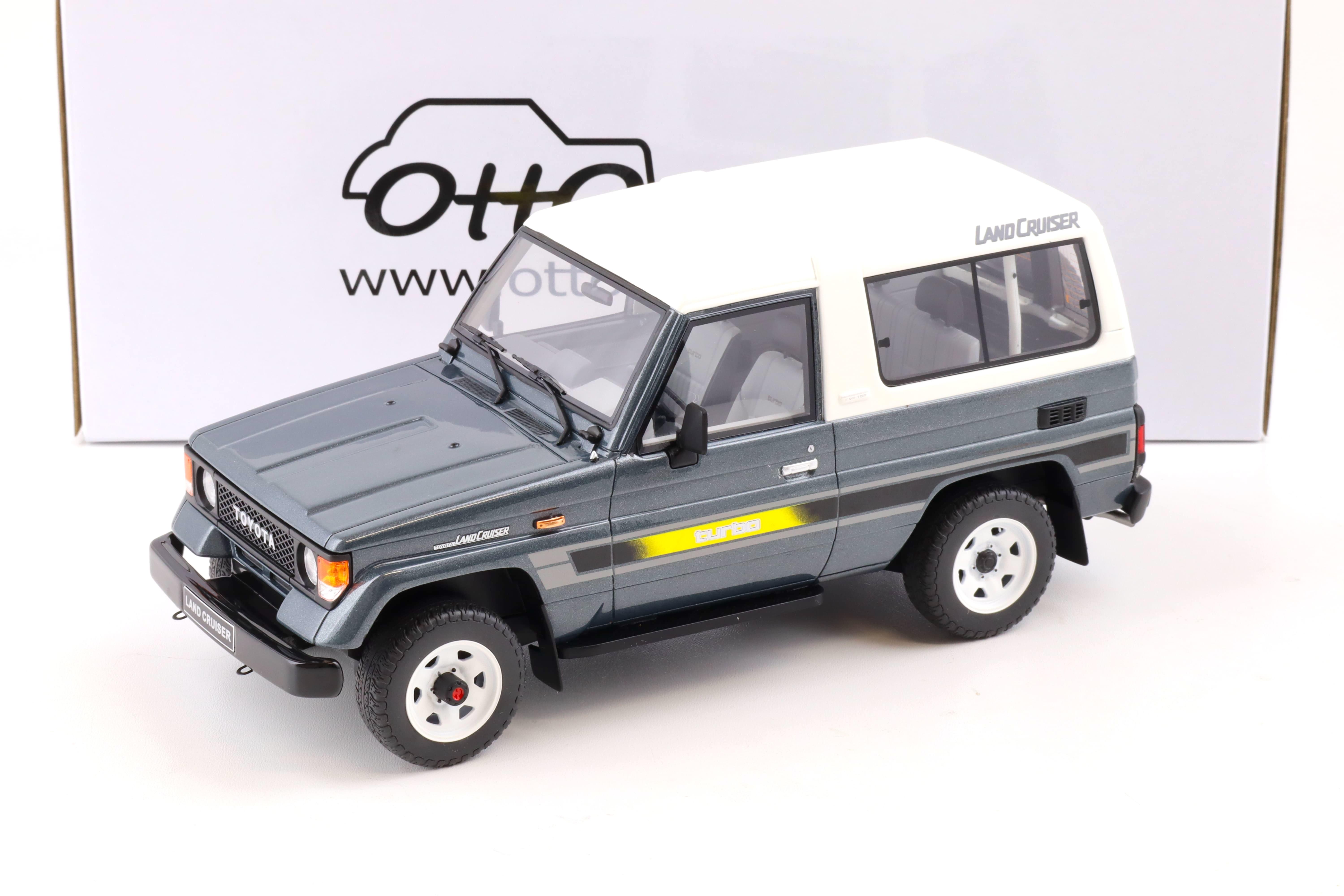 1:18 OTTO mobile OT437 Toyota Land Cruiser LJ 73 grey metallic 1987