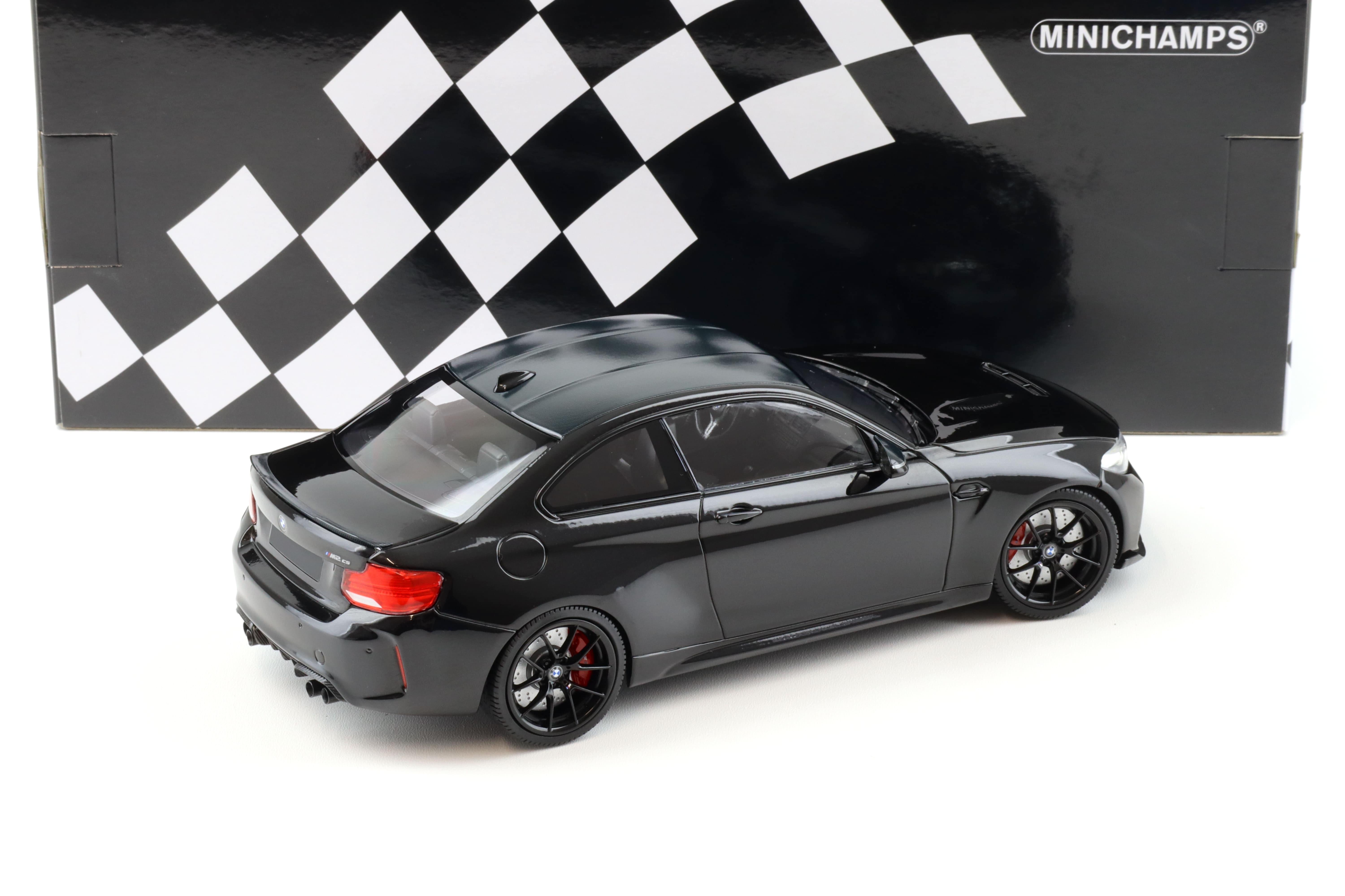 1:18 Minichamps BMW M2 CS (F87) Coupe 2020 black metallic with black wheels