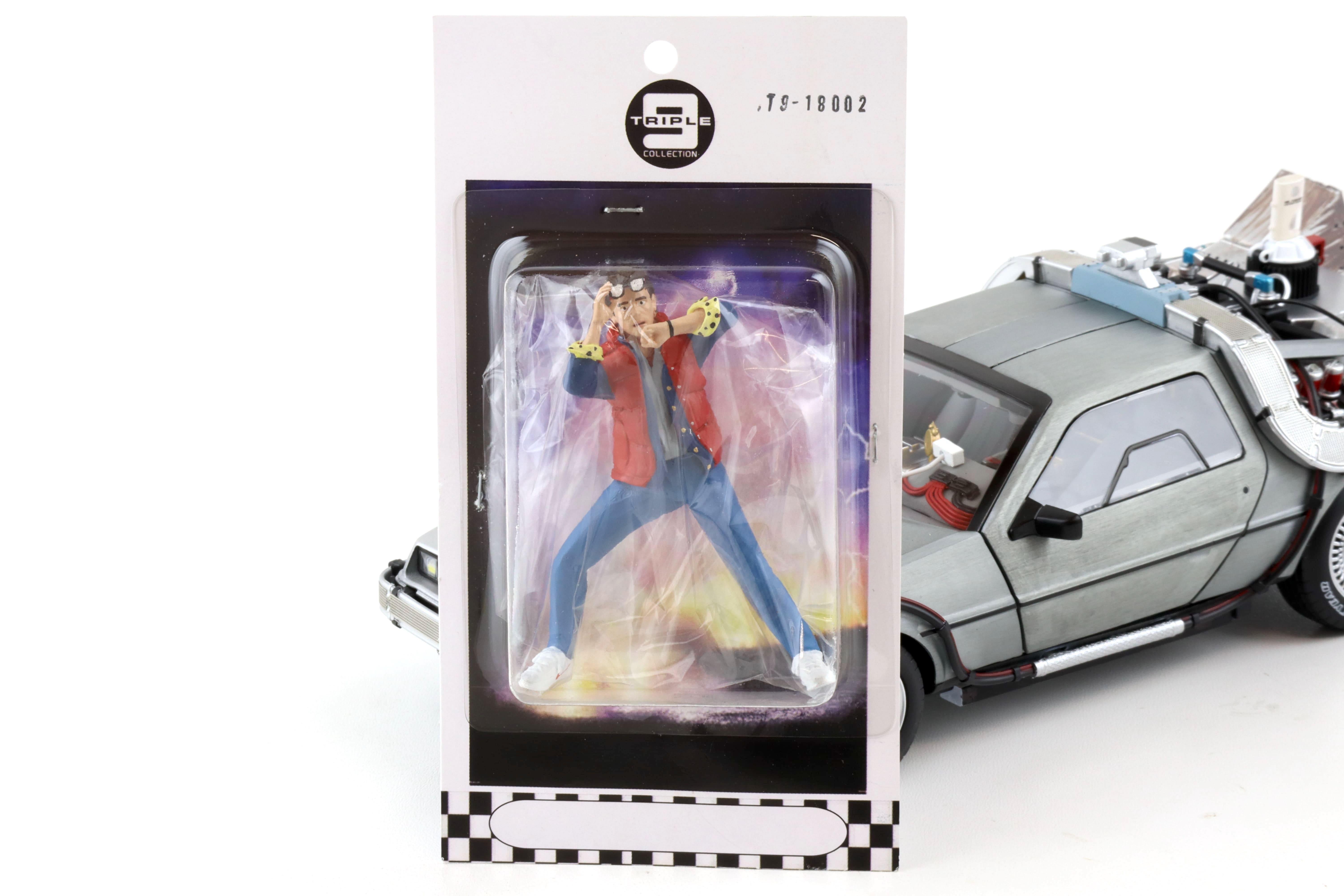 1:18 Triple9 Back to the Future Marty McFly Figur Figure Diorama Zubehör T9-18002