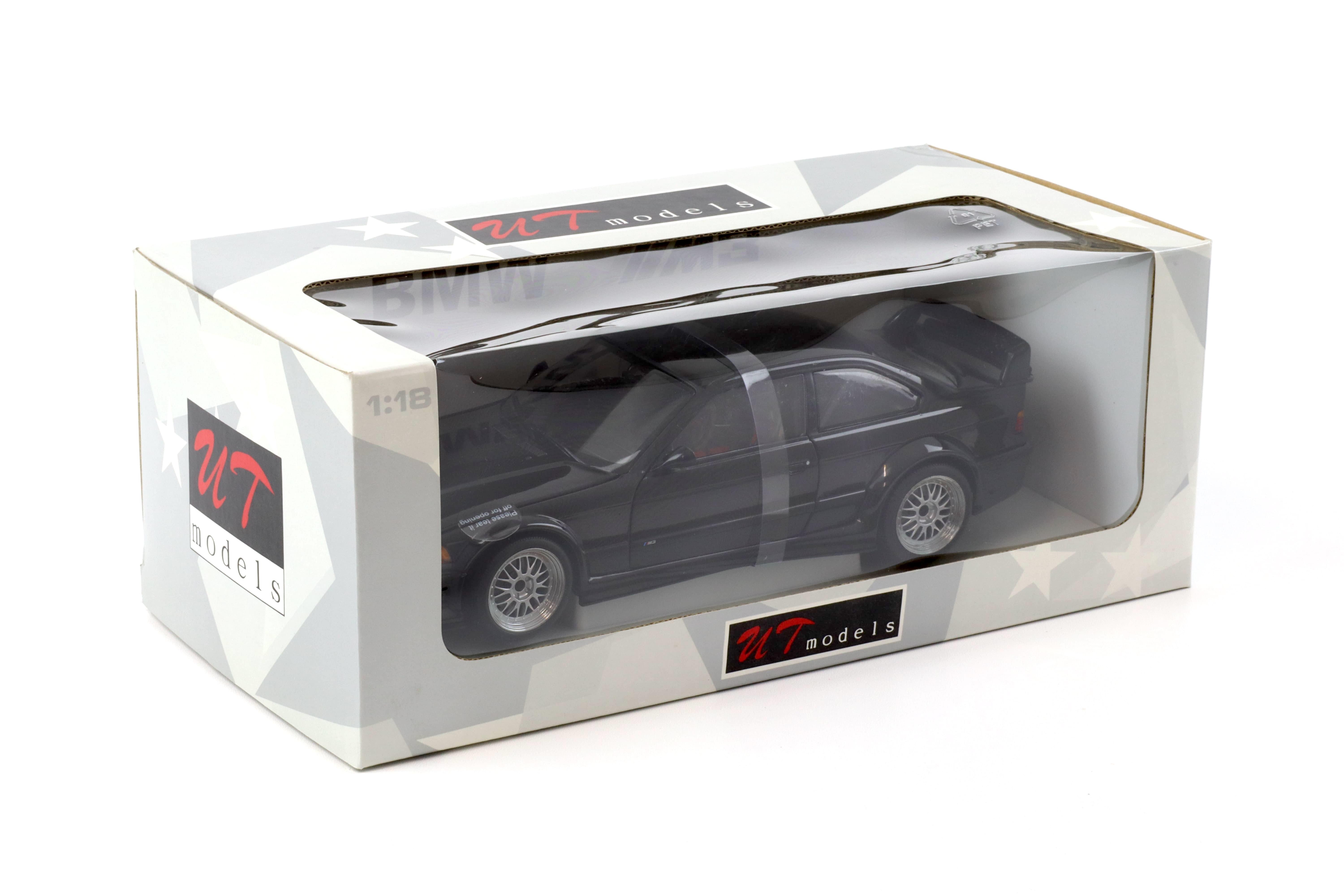 1:18 UT Models BMW M3 GTR E36 Coupe Street Version black