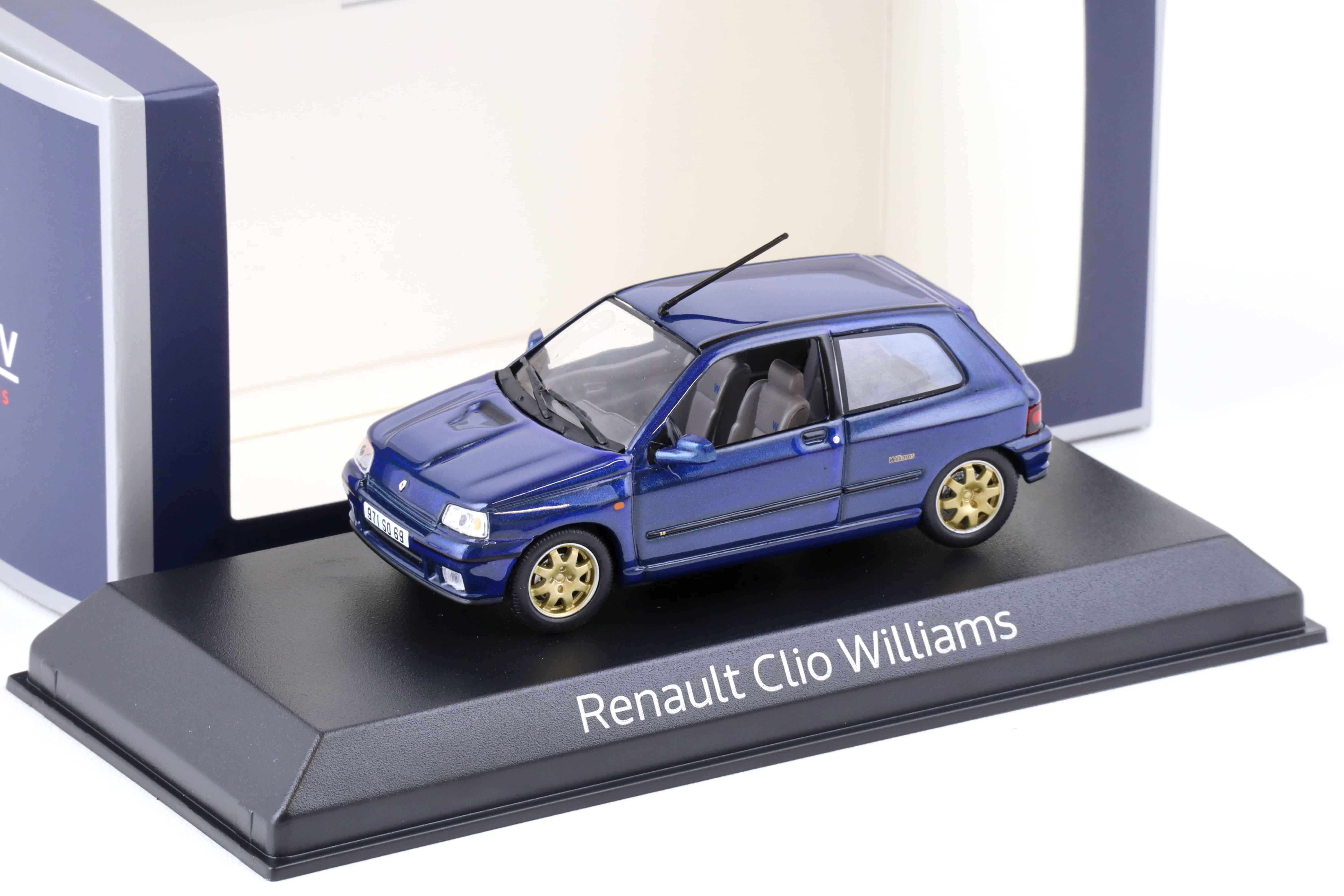 1:43 Norev Renault Clio Williams 1996 metallic blue