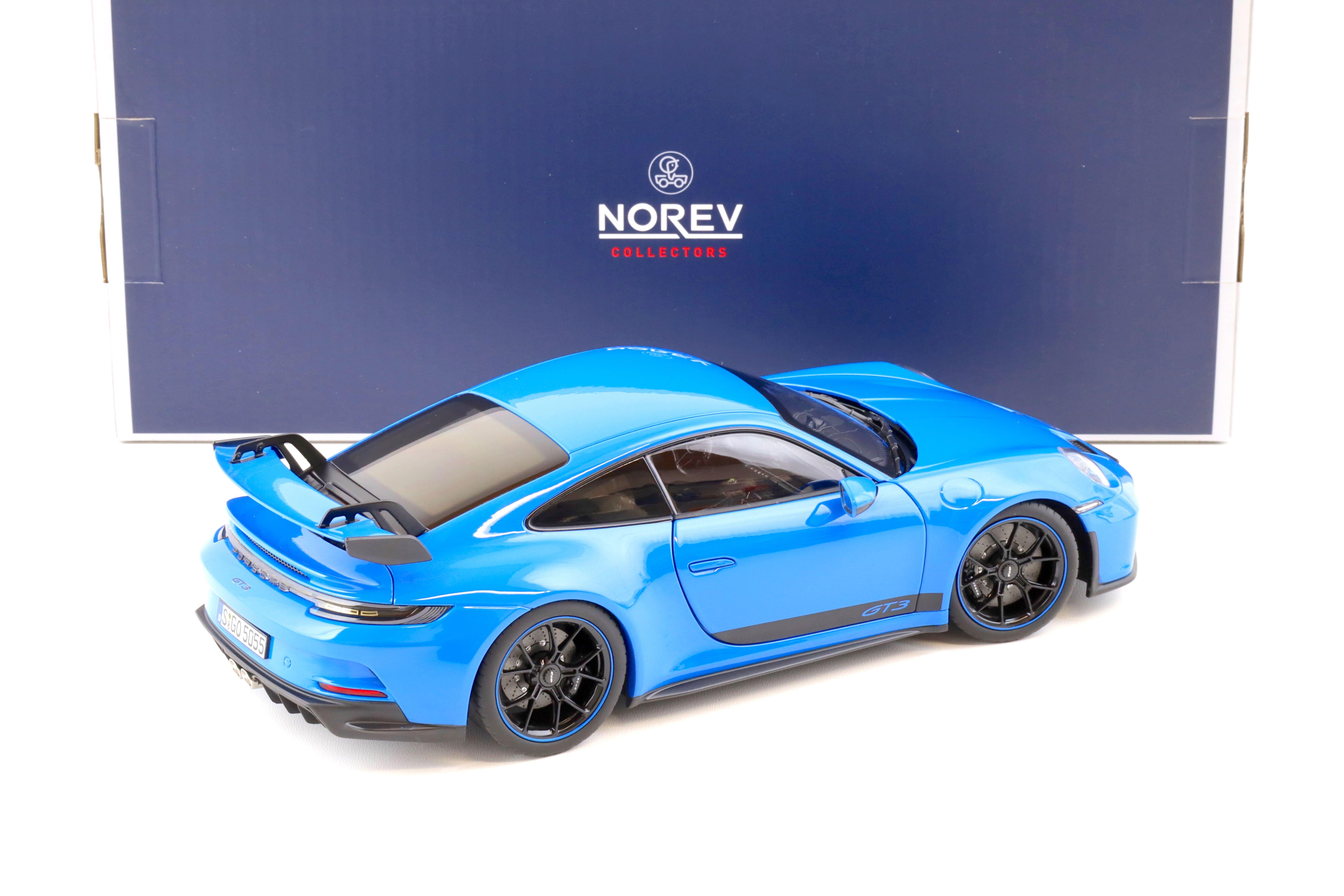1:18 Norev Porsche 911 (992) GT3 Coupe Shark blue 2021 - Limited 504 pcs.