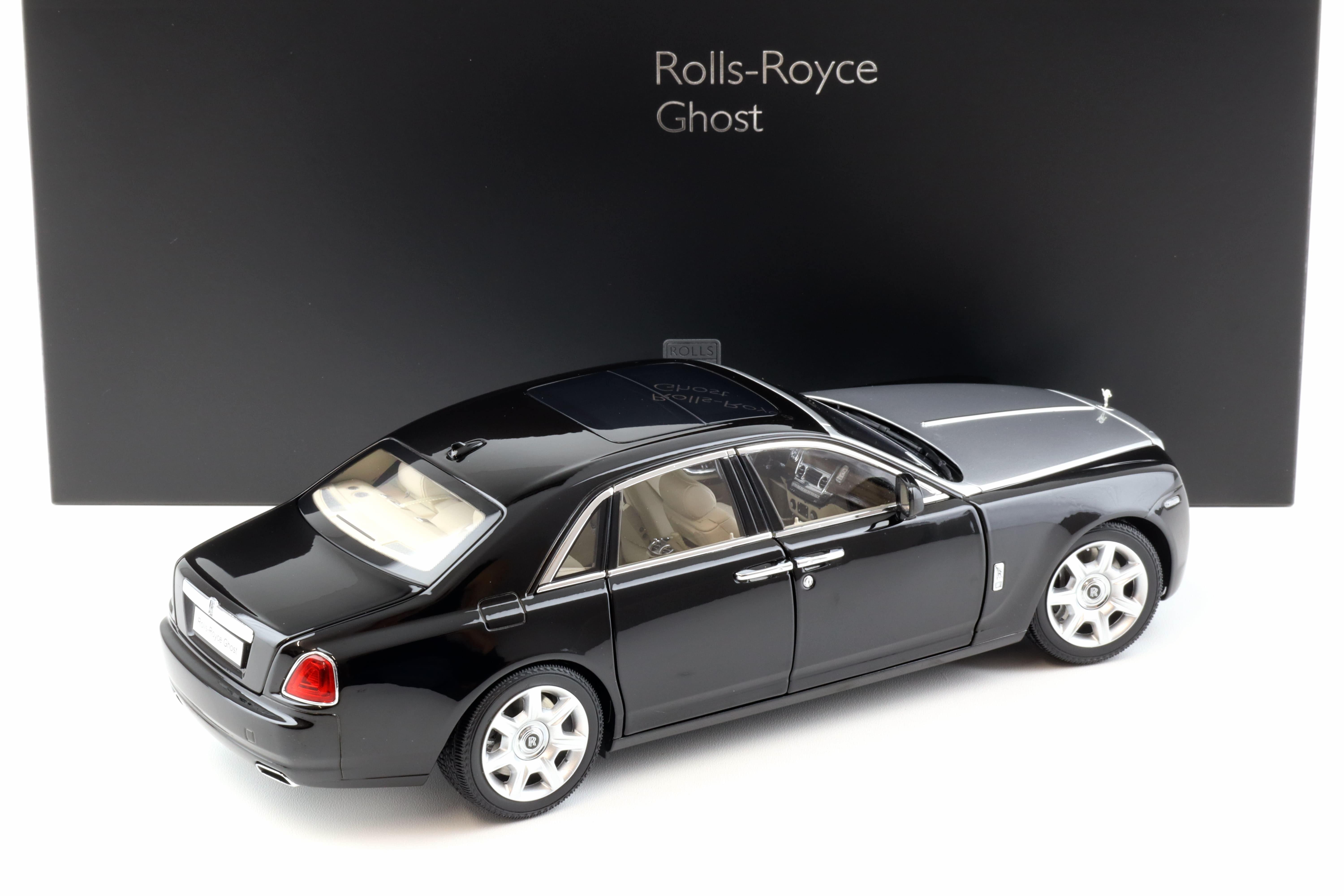 1:18 Kyosho Rolls Royce Ghost 2009 black/ silver KS08802BKS2