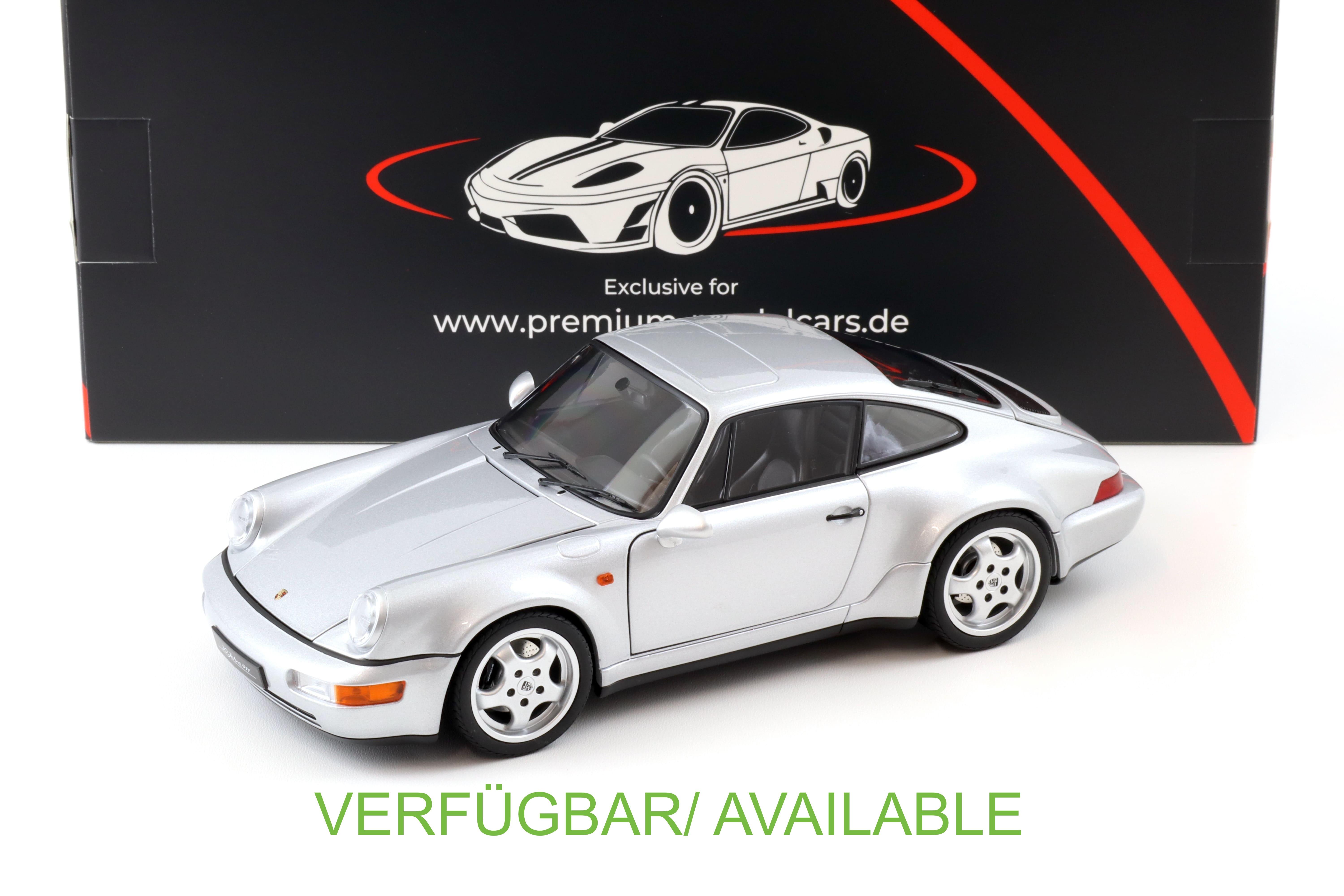 1:18 Norev Porsche 911 964 Carrera 4 WTL 30 Jahre 911 Polar silver - Limited 999 pcs.