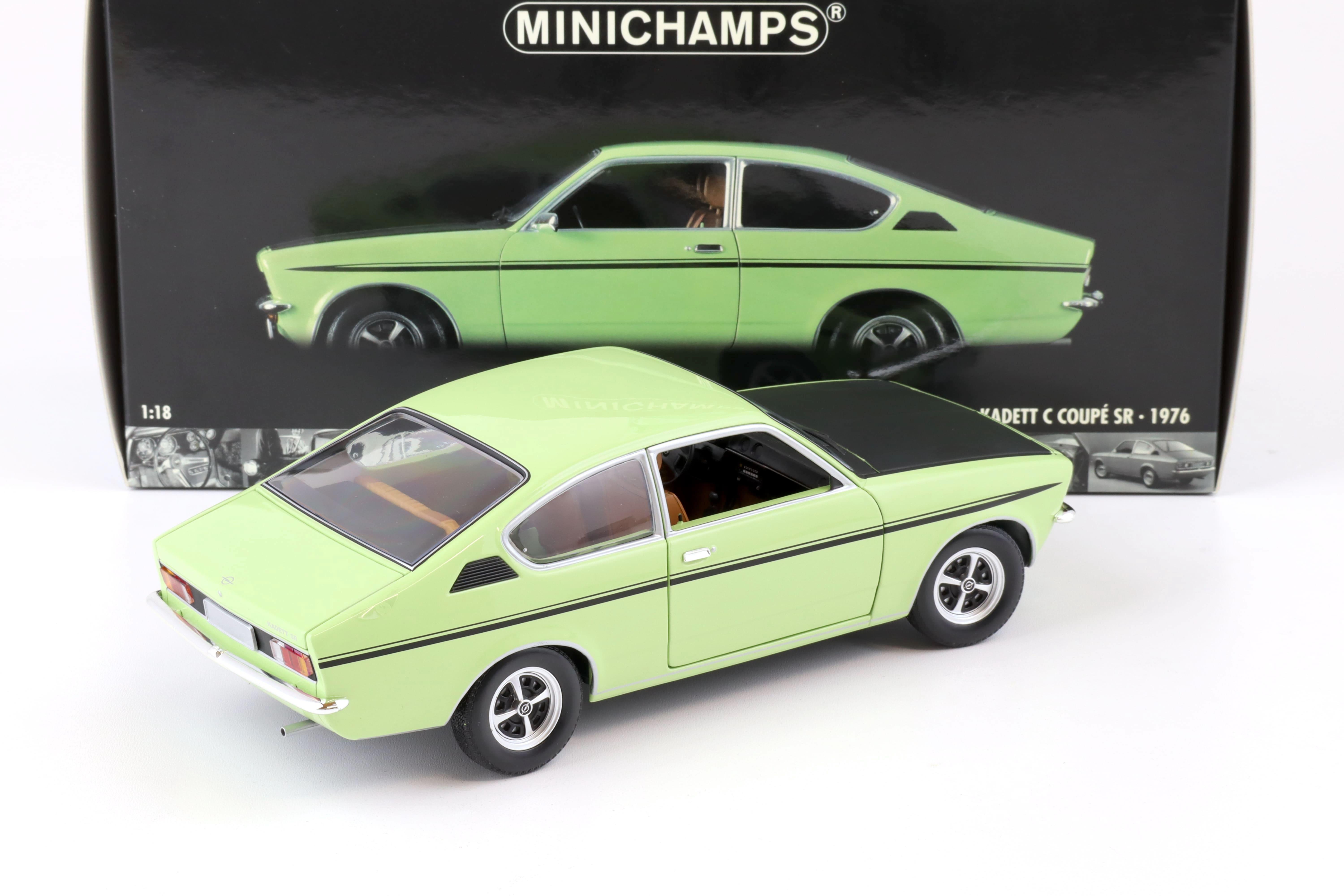 1:18 Minichamps Opel Kadett C Coupe SR 1976 green/ black