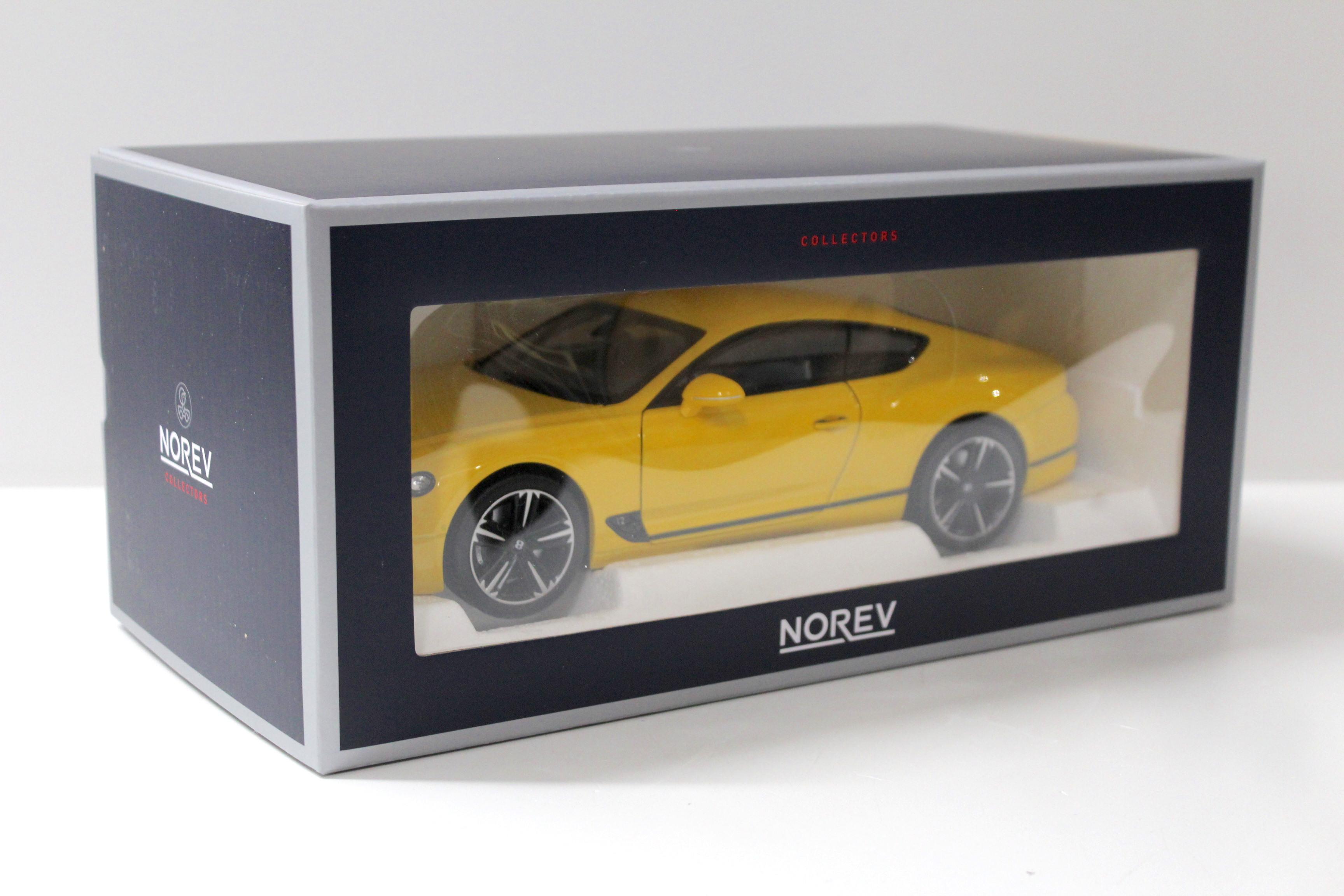 1:18 Norev Bentley Continental GT Coupe 2018 Monaco yellow