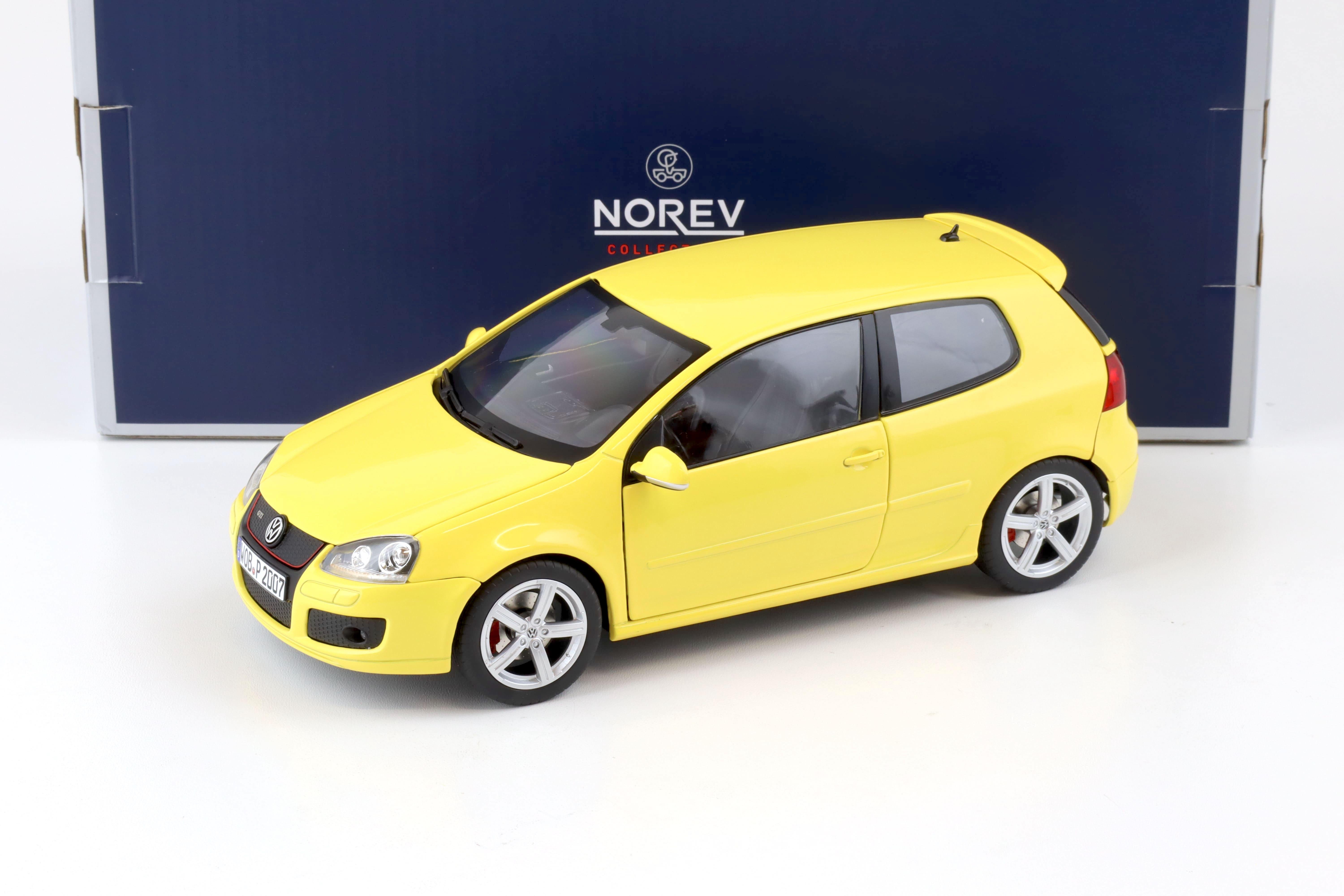 1:18 Norev VW Golf V GTI Pirelli Edition yellow 2007 - Limited 1000 pcs.
