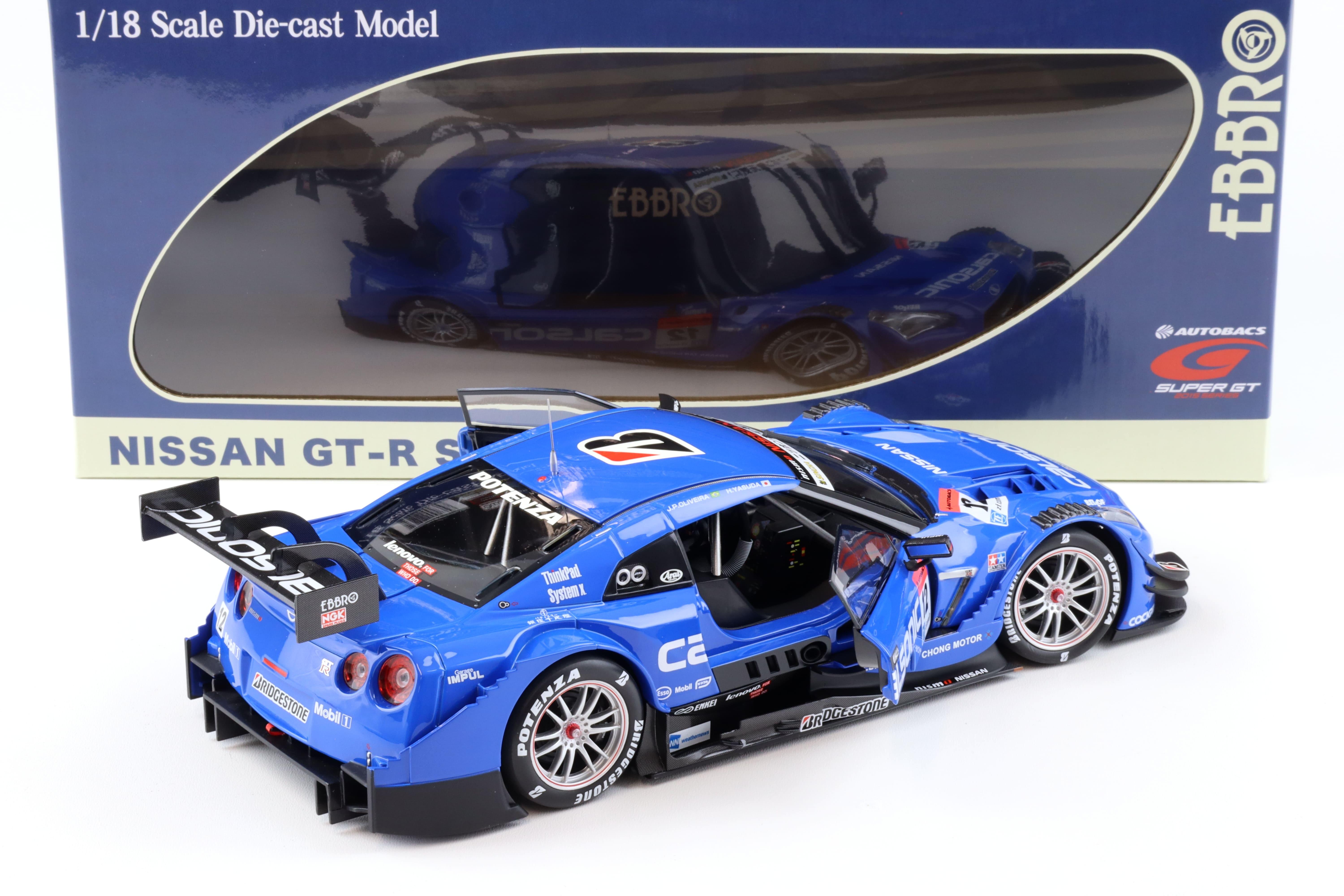 1:18 Ebbro Nissan GT-R Super GT500 2015 Rd.1 Okayama CALSONIC IMPUL #12