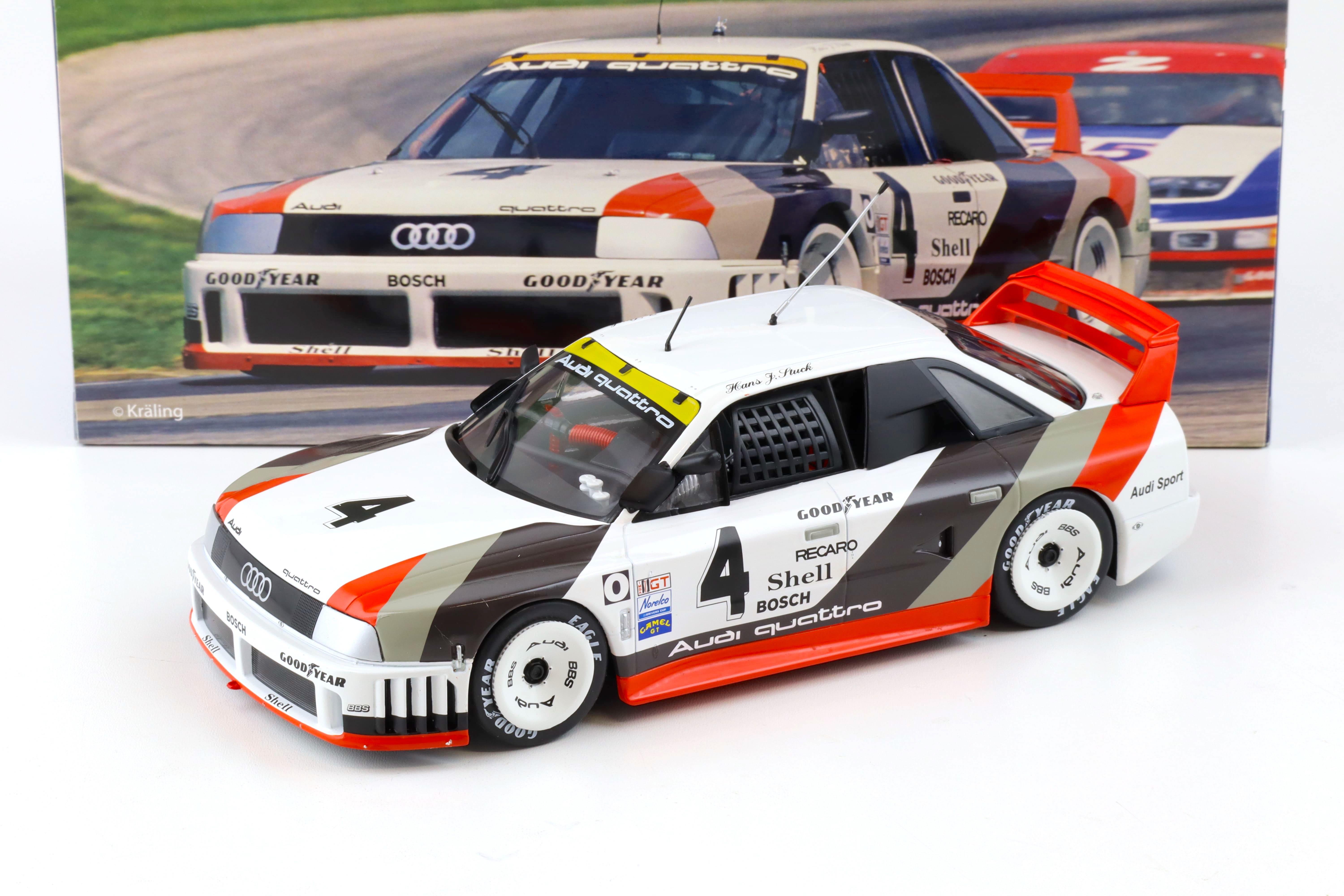 1:18 WERK83 Audi 90 IMSA GTO 2nd Place Race Portland 1989 H.J.Stuck #4