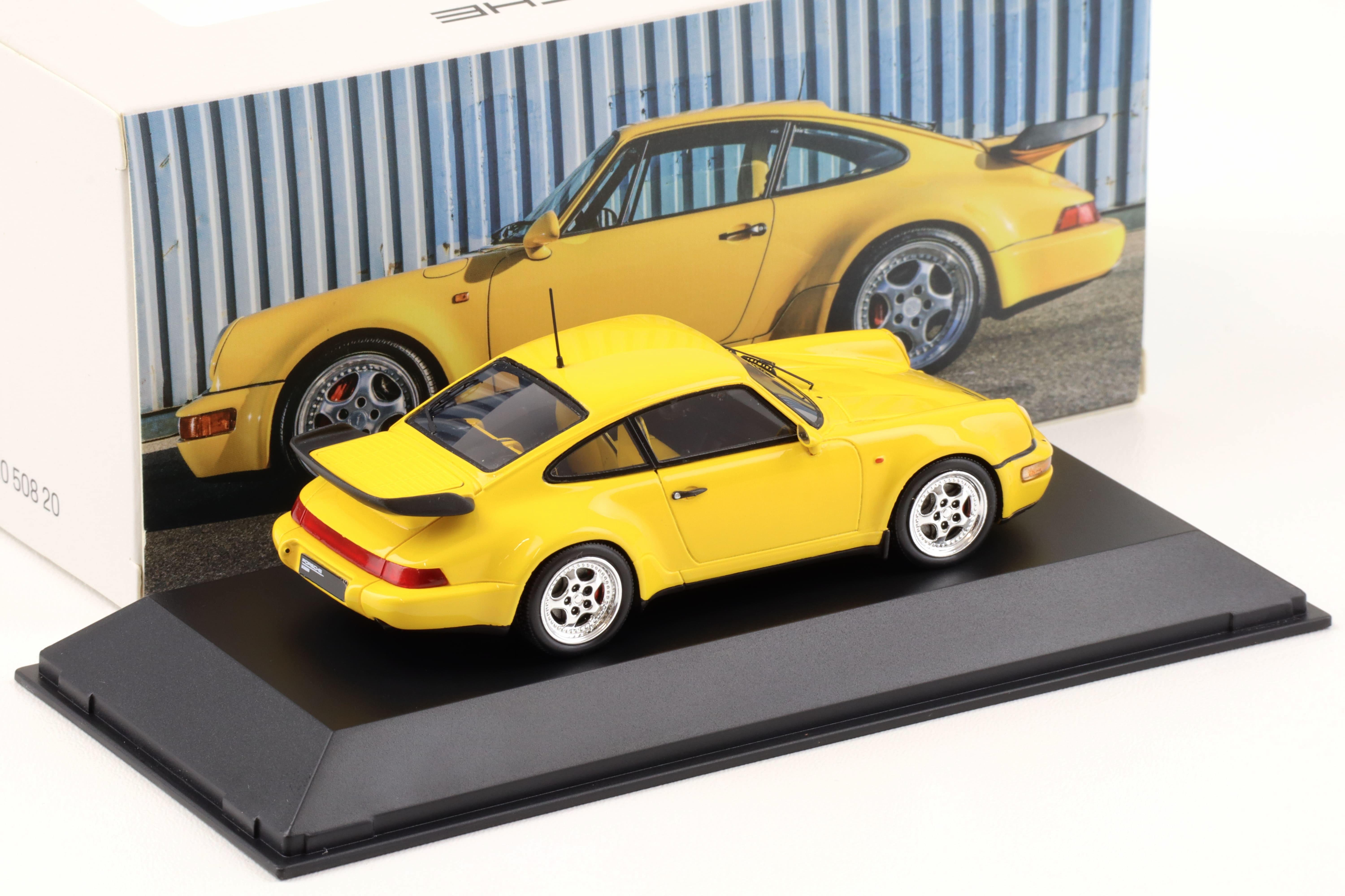 1:43 Spark Porsche 911 964 Turbo Coupe Speed yellow MAP Porsche Museum