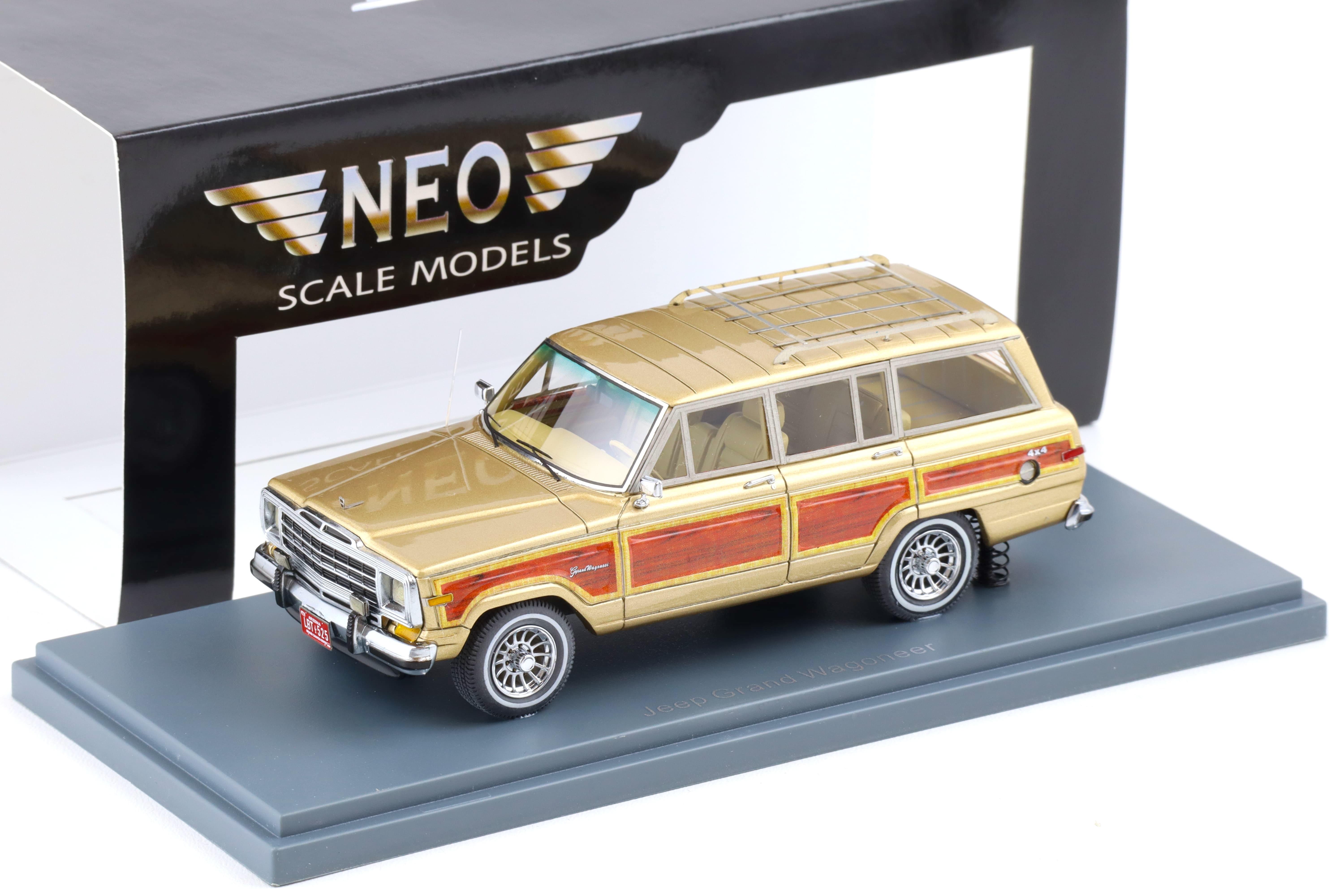 1:43 NEO Jeep Grand Wagoneer gold metallic/ wood 1989