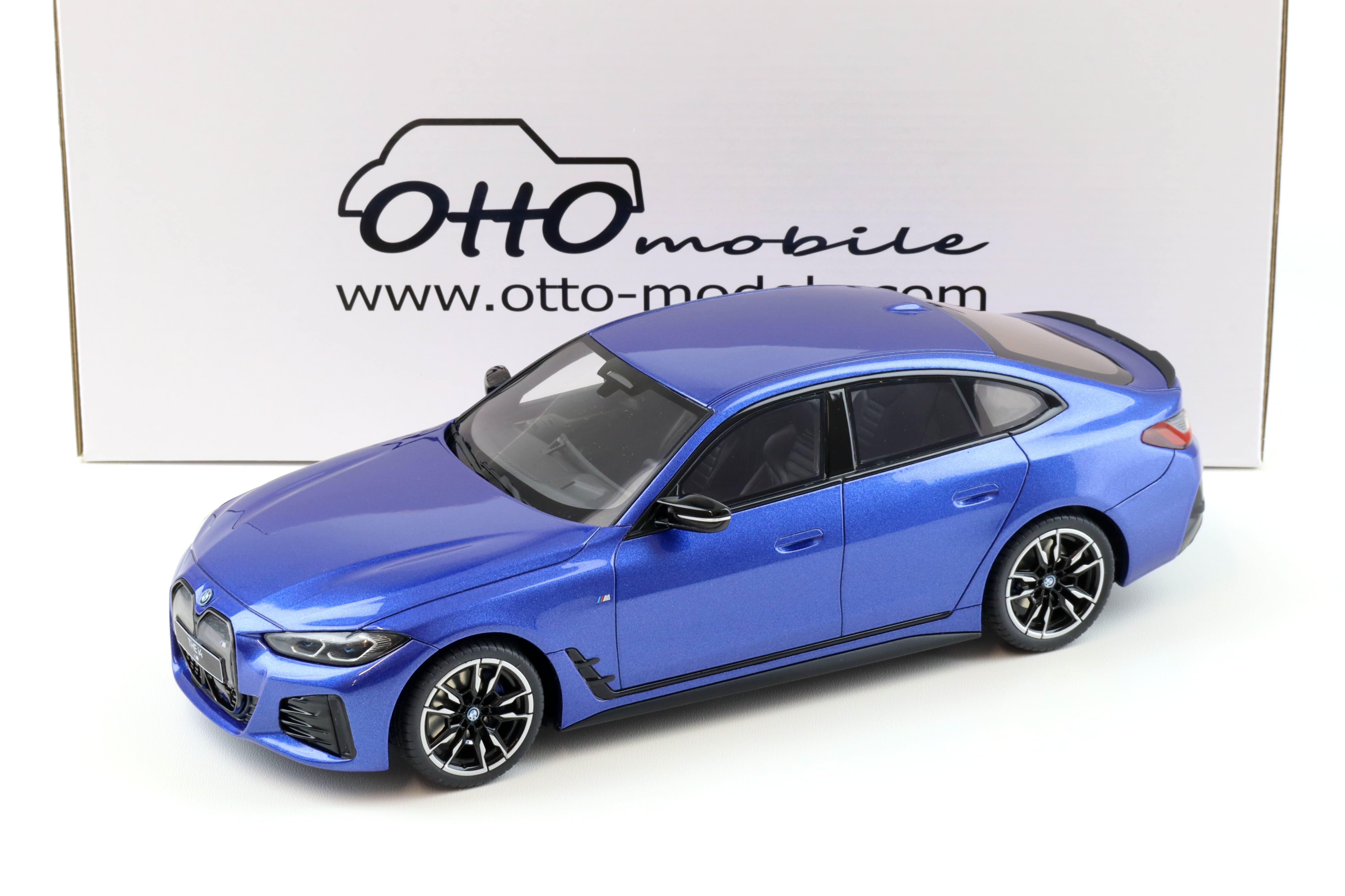1:18 OTTO mobile OT453 BMW I4 M50 G26 Gran Coupe 2021 Portimao blue metallic