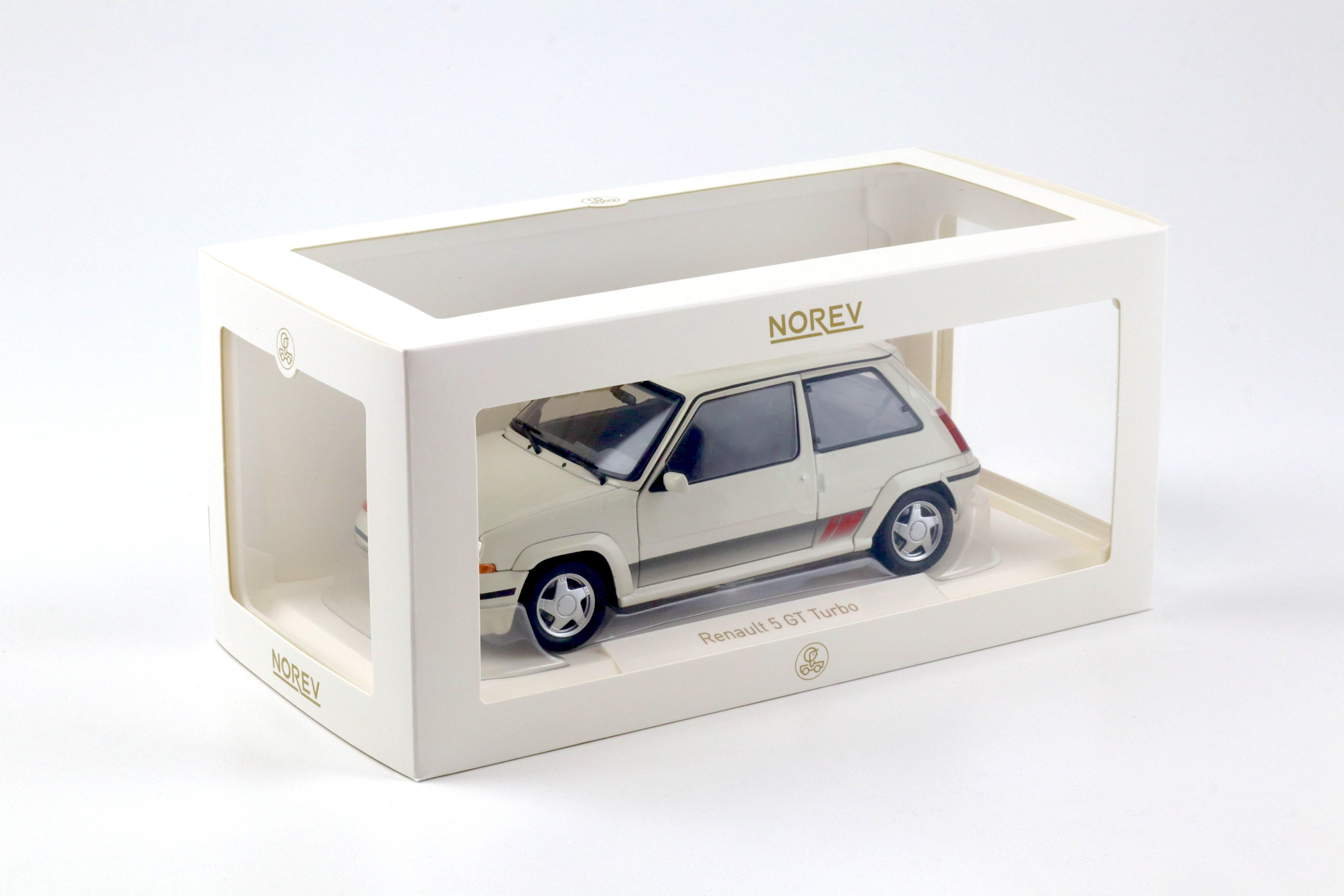 1:18 Norev Renault 5 GT Turbo Phase 2 Panda white 1989