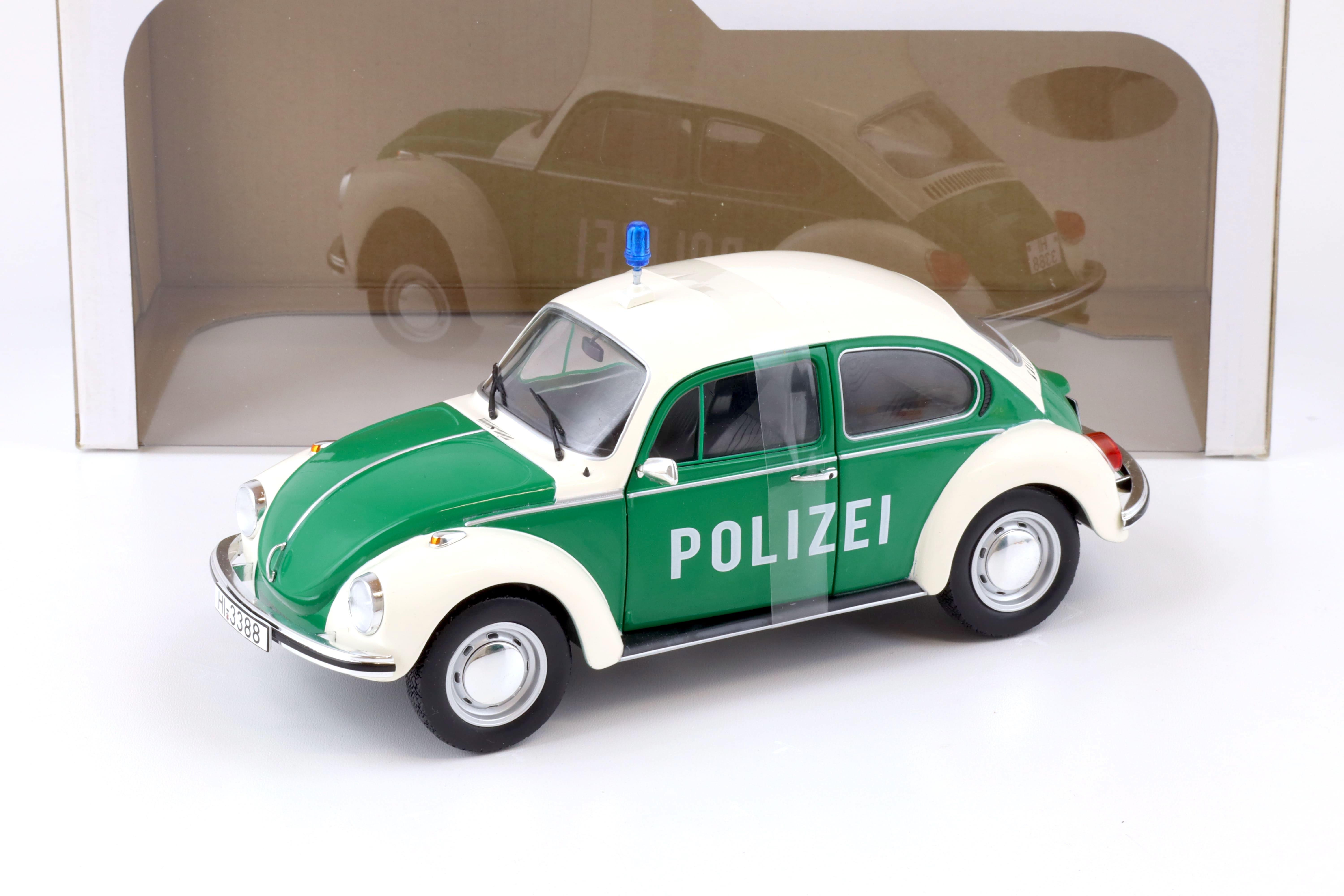 1:18 Solido VW Käfer Beetle Polizei green/ white