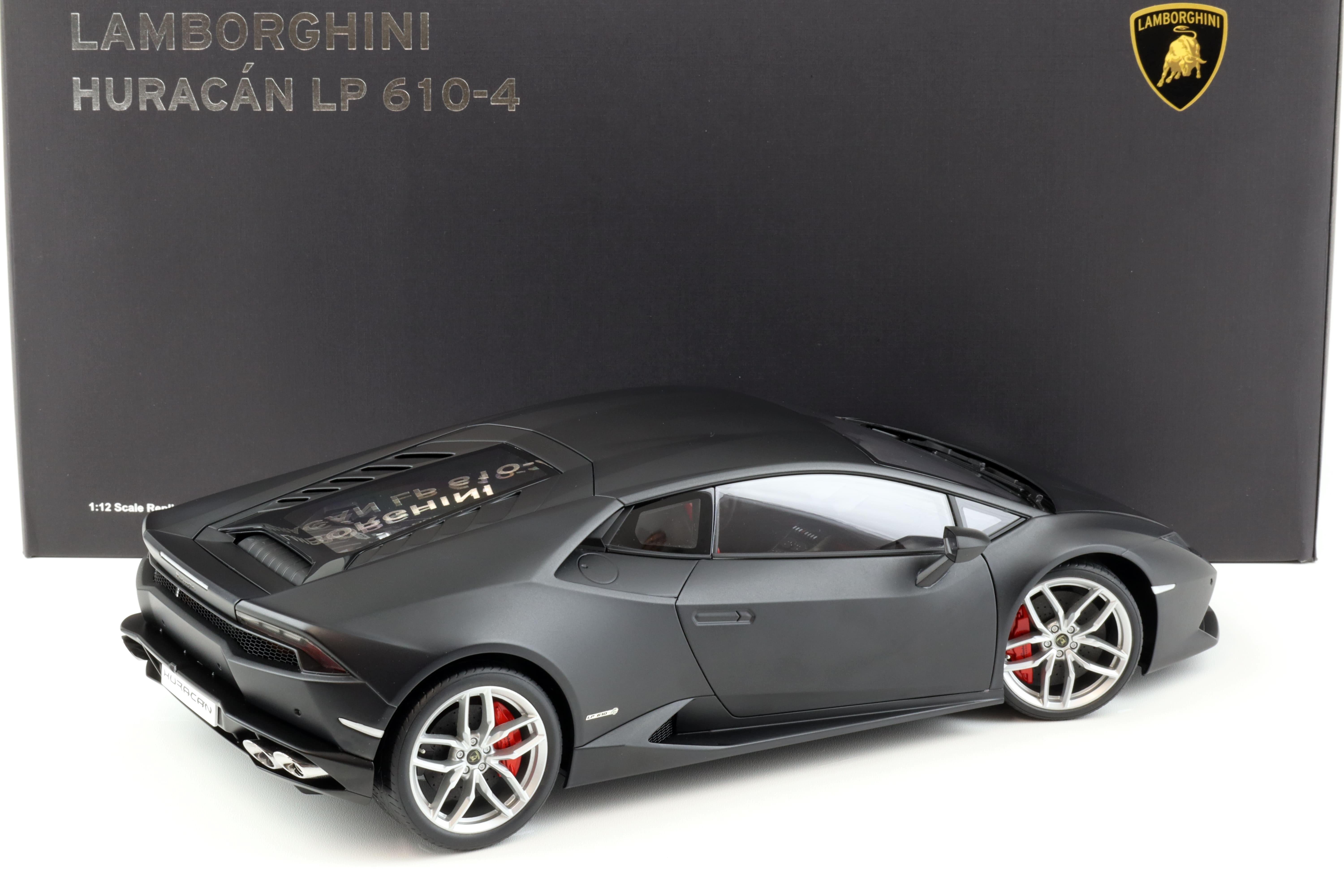 1:12 AUTOart Lamborghini Huracan LP 610-4 nero nemesis/ matt black 12096