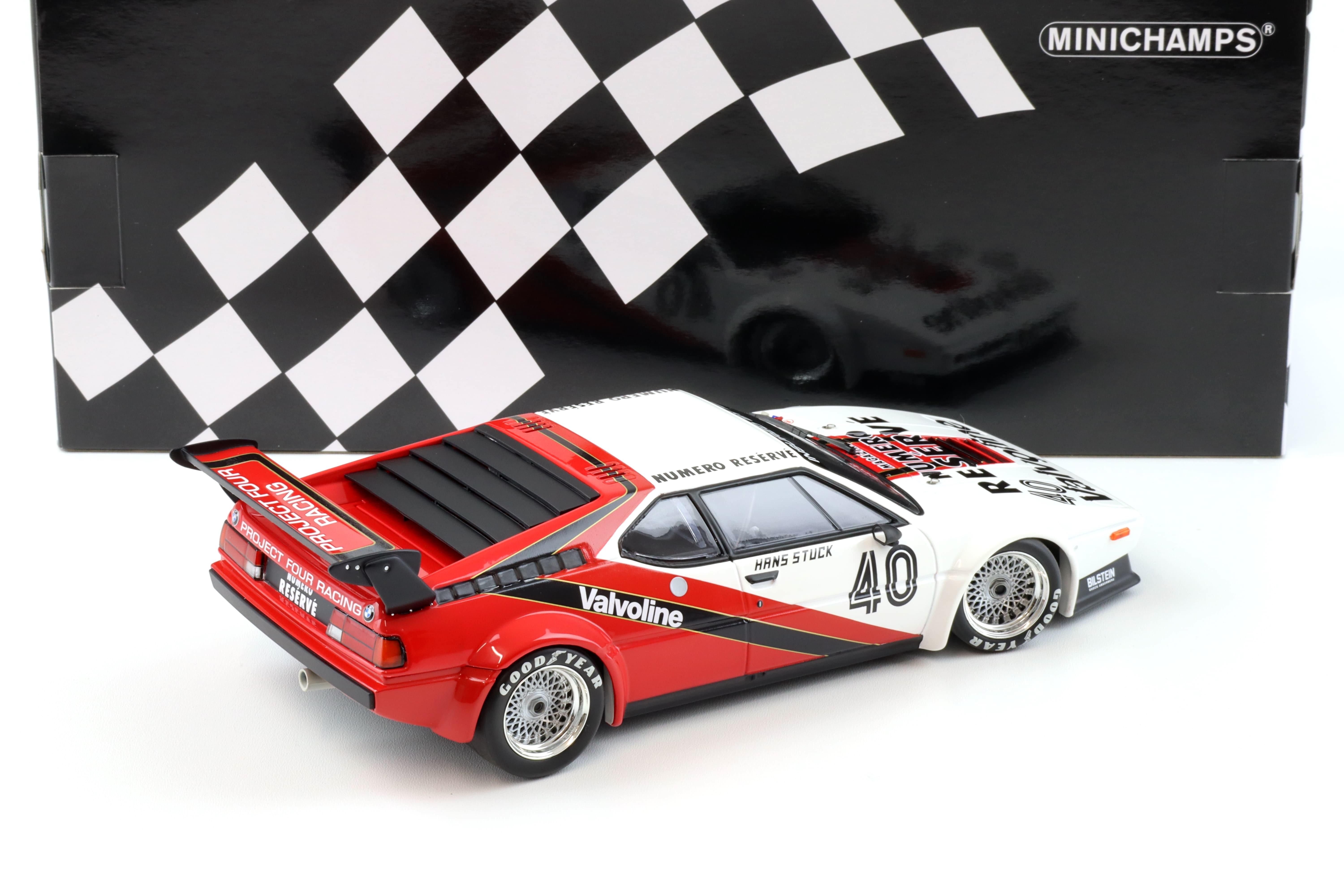 1:18 Minichamps BMW M1 ProCar #40 Stuck Winner Monaco ProCar Series 1980