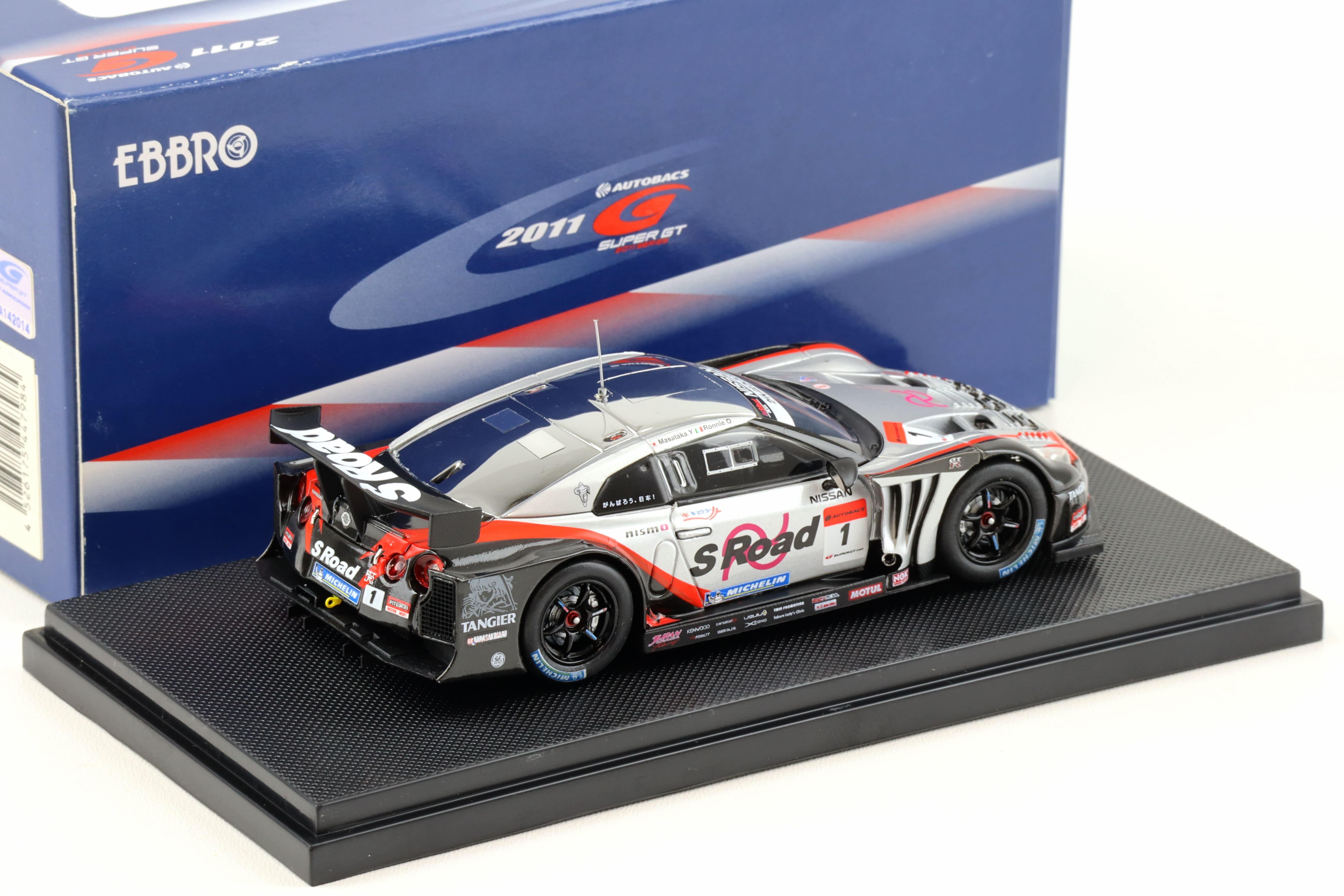 1:43 Ebbro Nissan GT-R Super GT500 S Road MOLA GT-R Nismo Festival 2011 #1