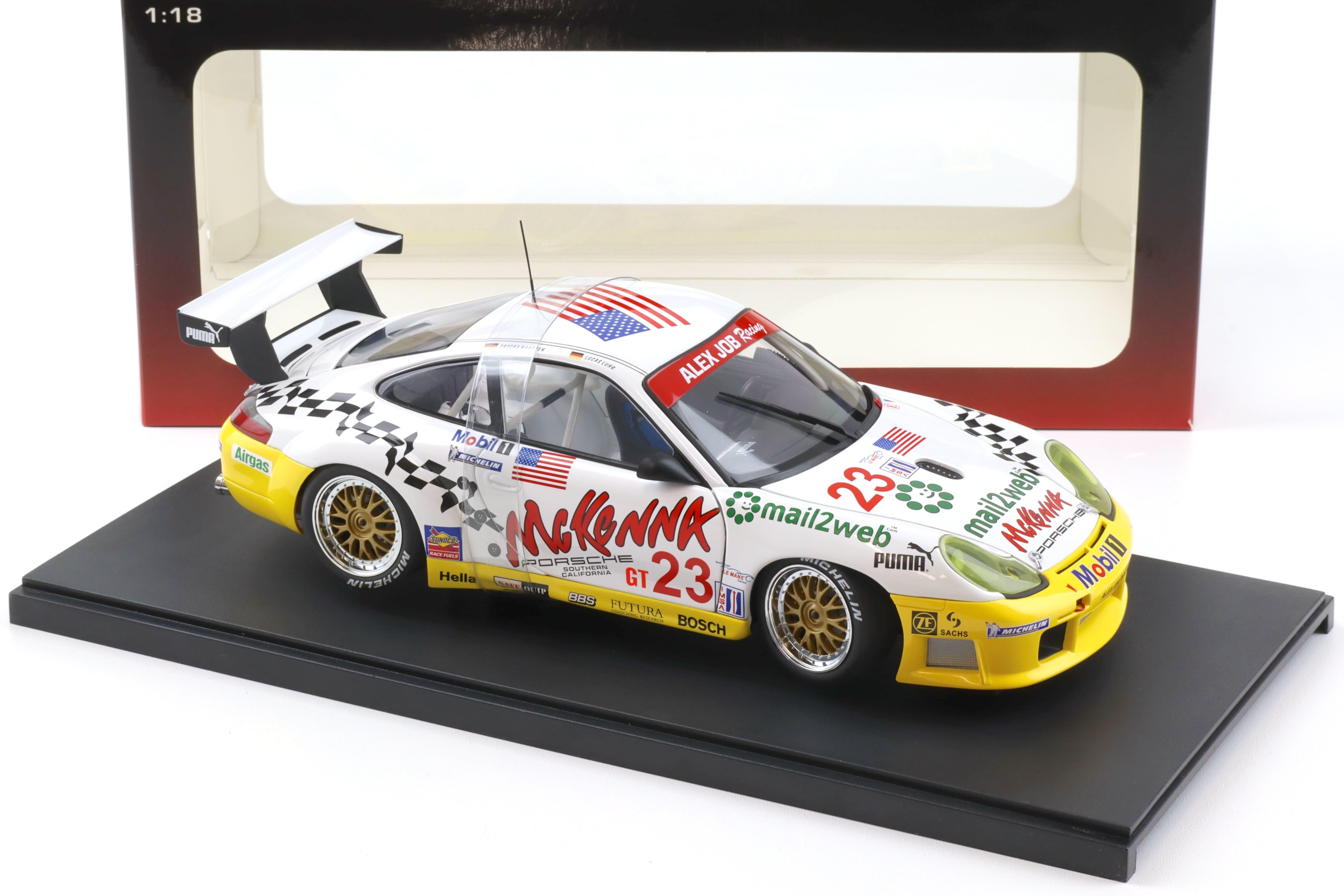 1:18 AUTOart Porsche 911 996 GT3 R Sebring 12h 2003 GT Class Winner Maassen/Luhr 80373