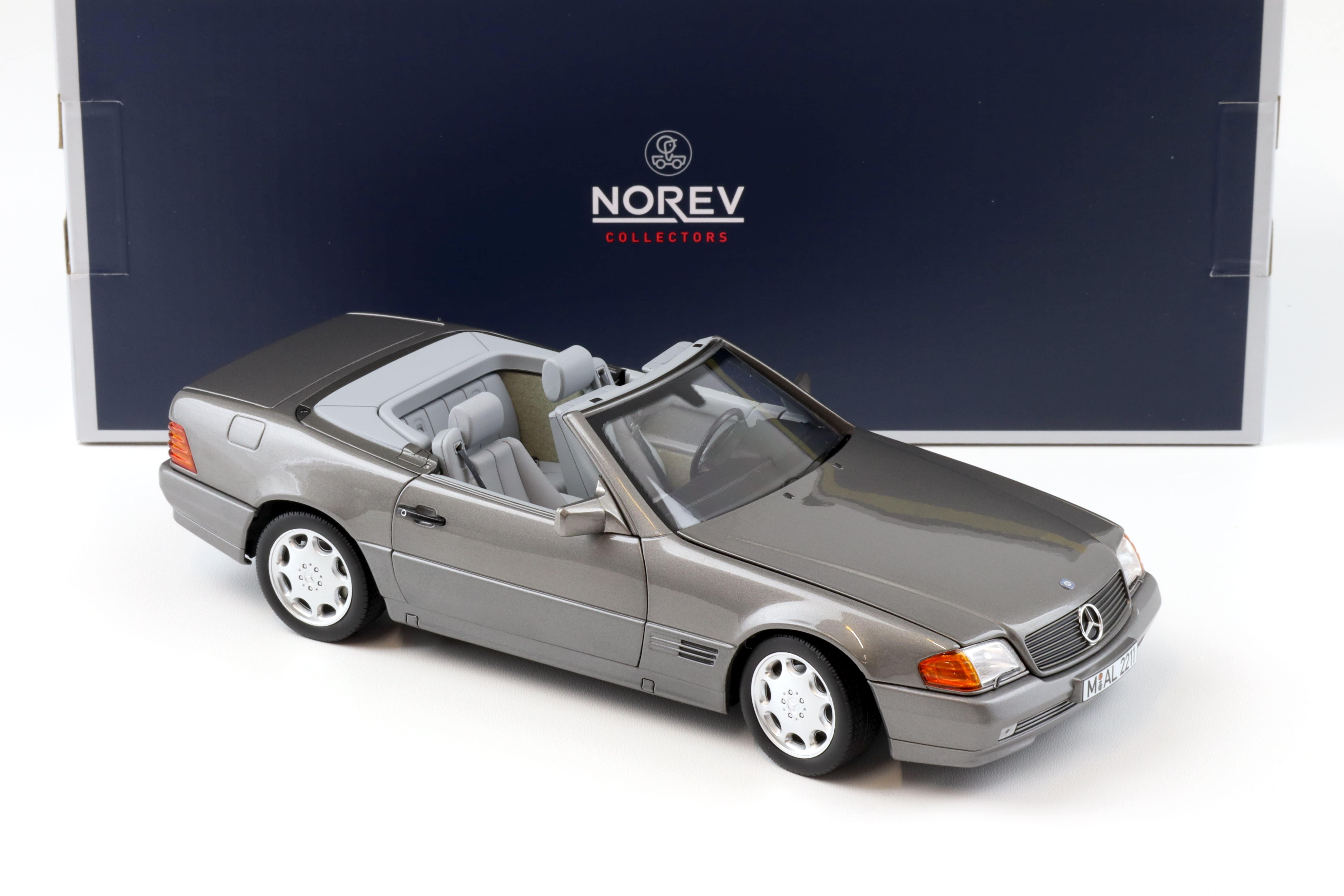 1:18 Norev Mercedes 500SL Cabriolet R129 grey 1989