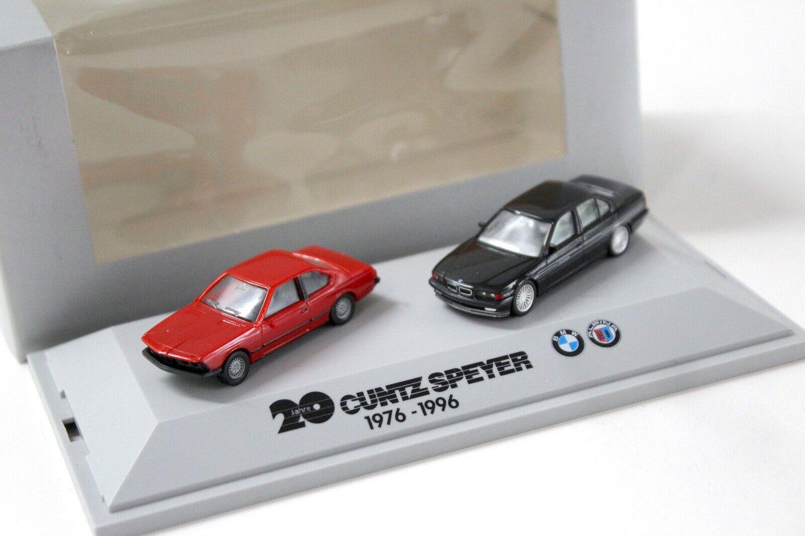 1:87 Herpa 20 Jahre SET BMW Alpina B12 E38 black + 633 CSI red