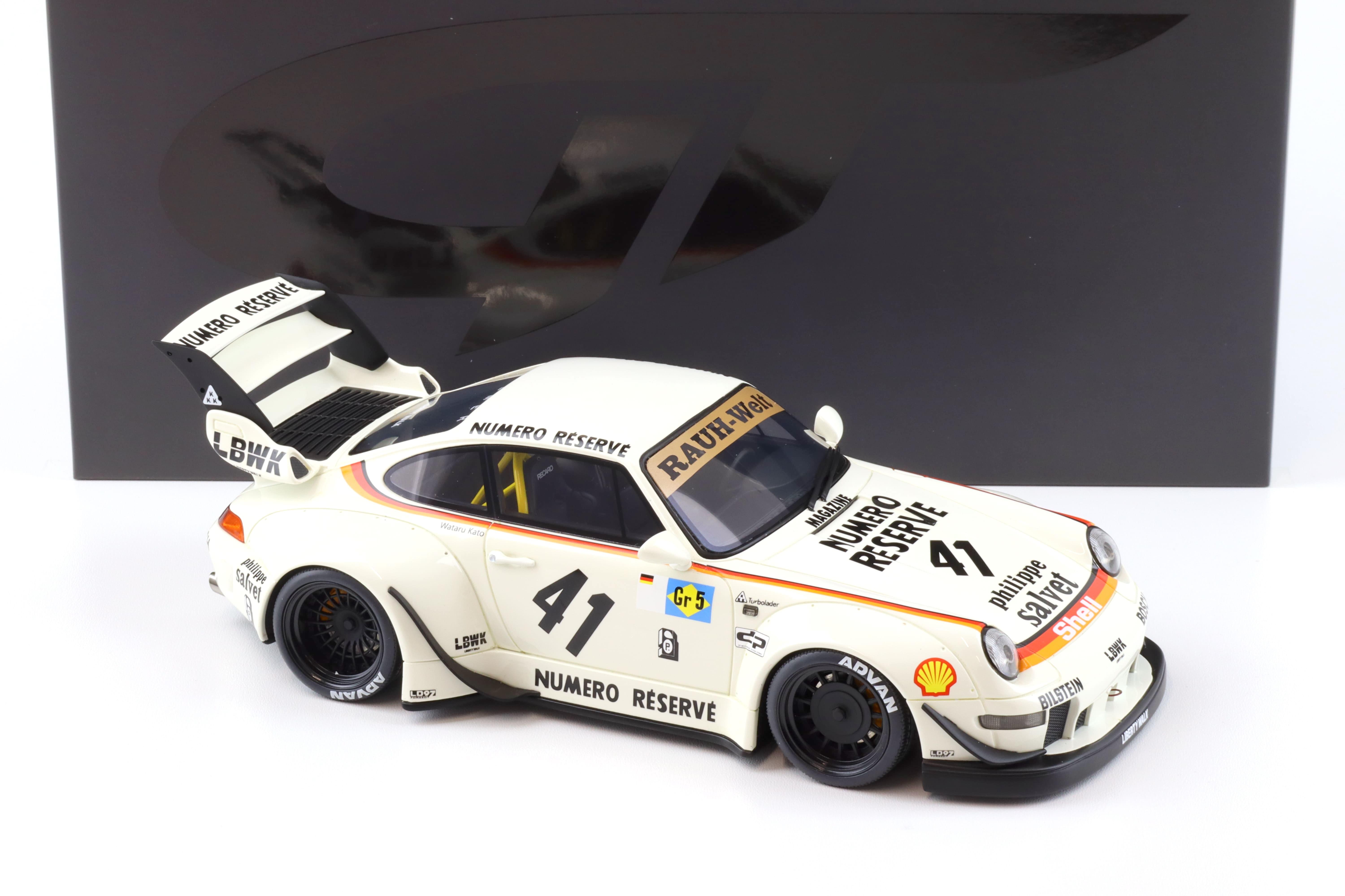 1:18 GT Spirit GT451 Porsche 911 993 RWB Rauh-Welt Kato San white 2023