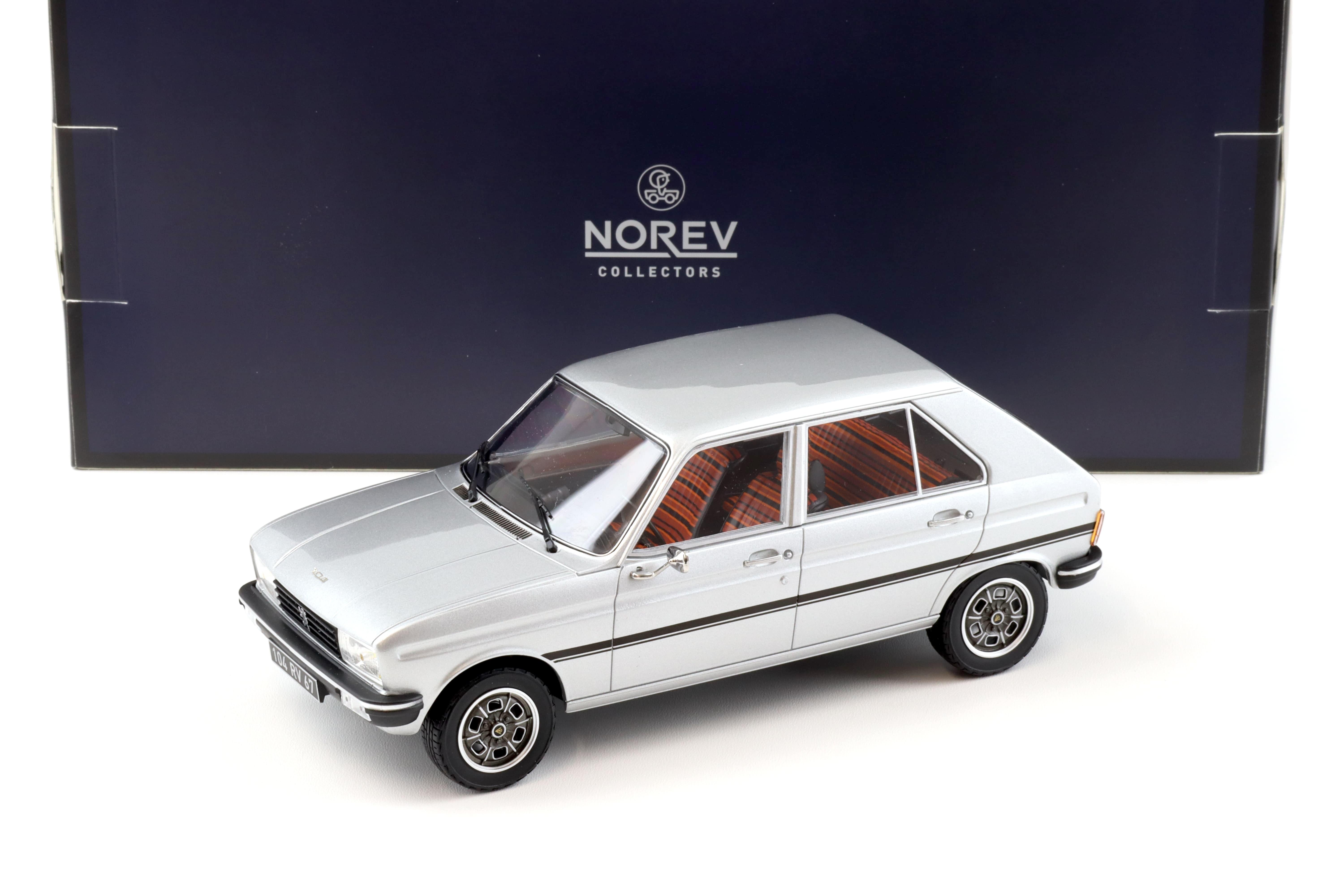 1:18 Norev Peugeot 104 Sundgau 1978 silver metallic - Limited 300 pcs.