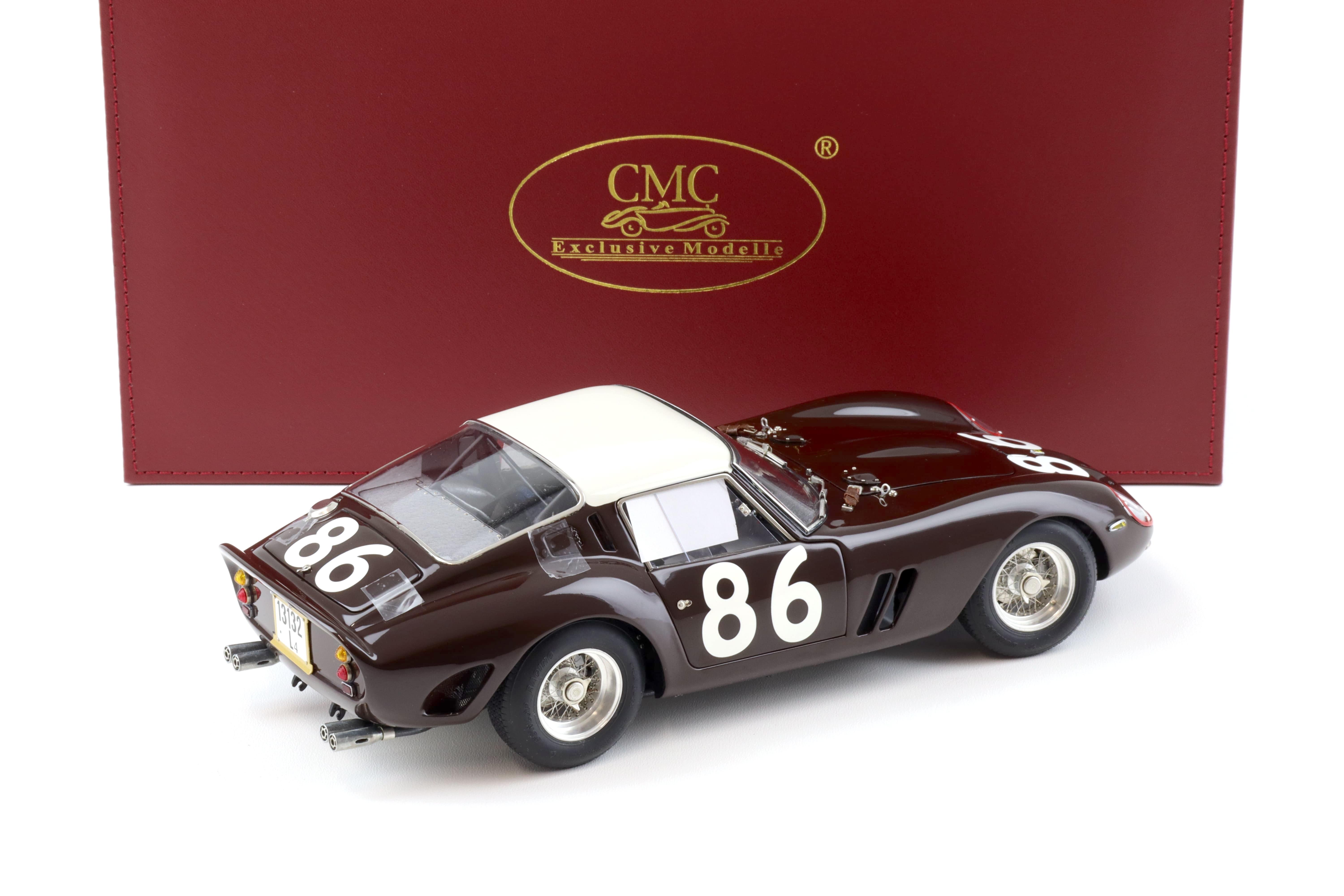 1:18 CMC Ferrari 250 GTO Targa Florio 1962 #86 brown/white M-156