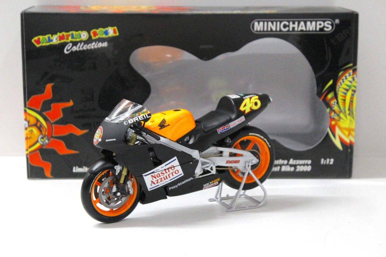 1:12 Minichamps Honda NSR 500 V.Rossi Test Bike 2000