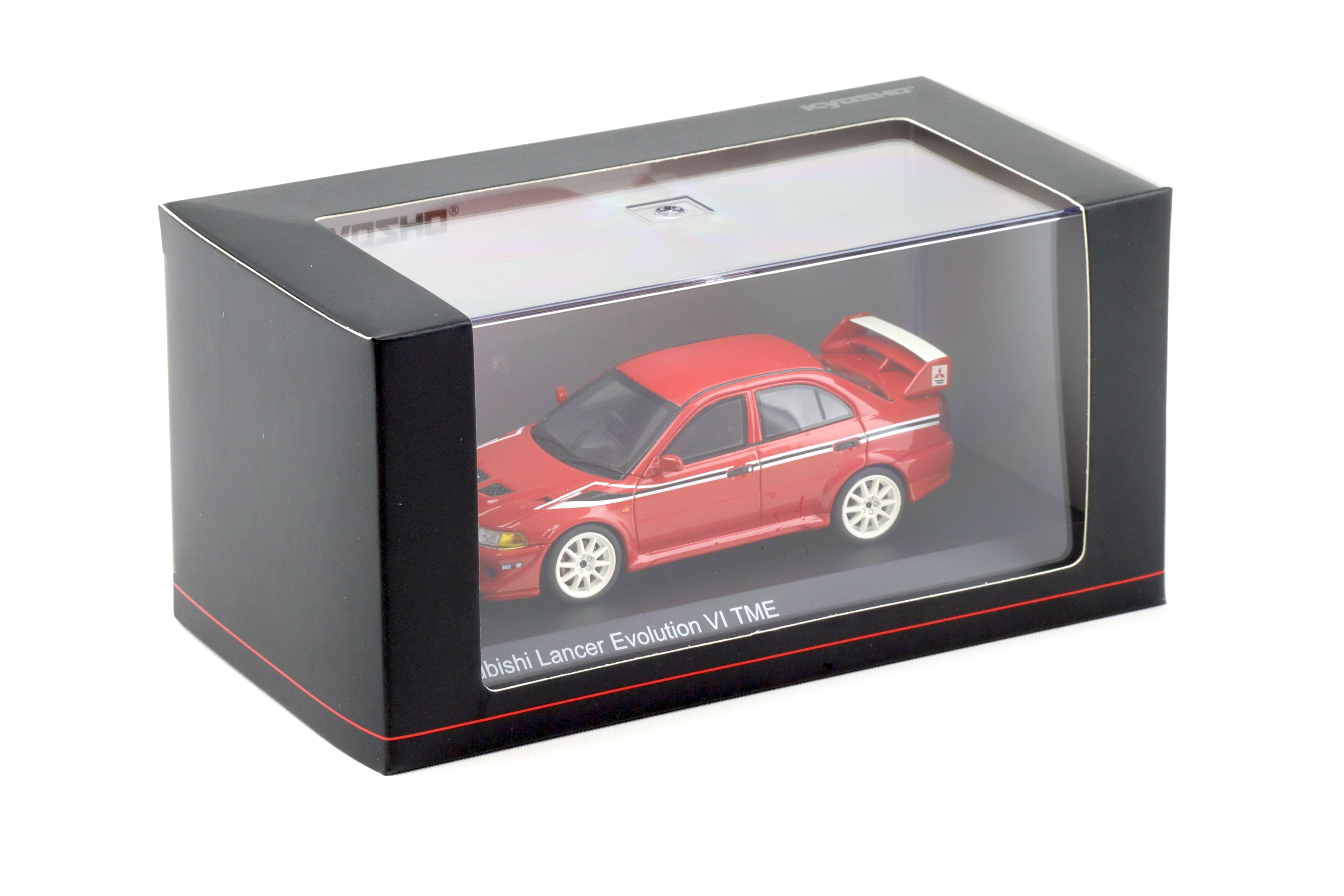 1:43 Kyosho Mitsubishi Lancer Evolution VI TME red KSR43116R