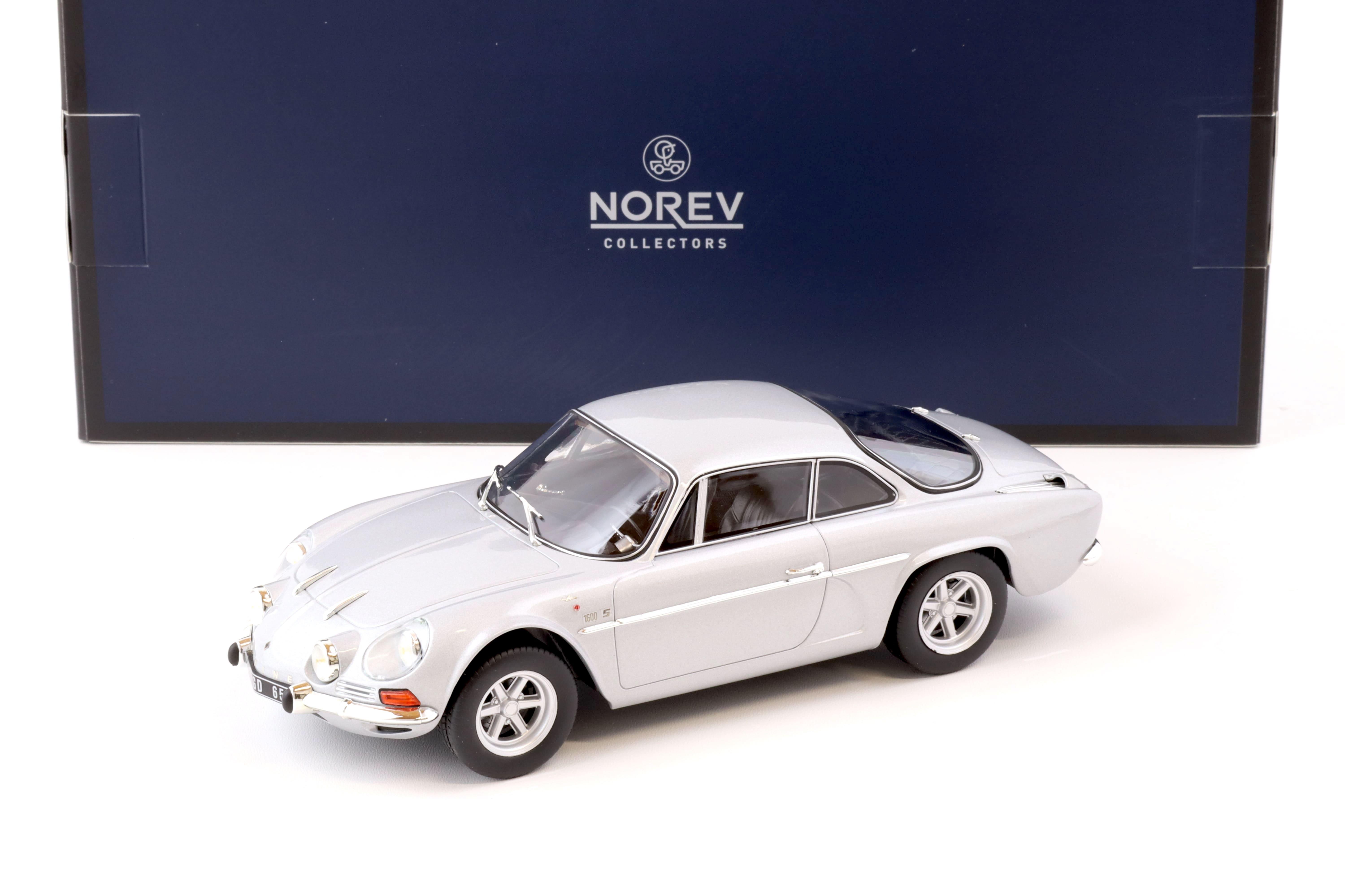 1:18 Norev Renault Alpine A110 1600S 1970 silver - Limited 200 pcs.
