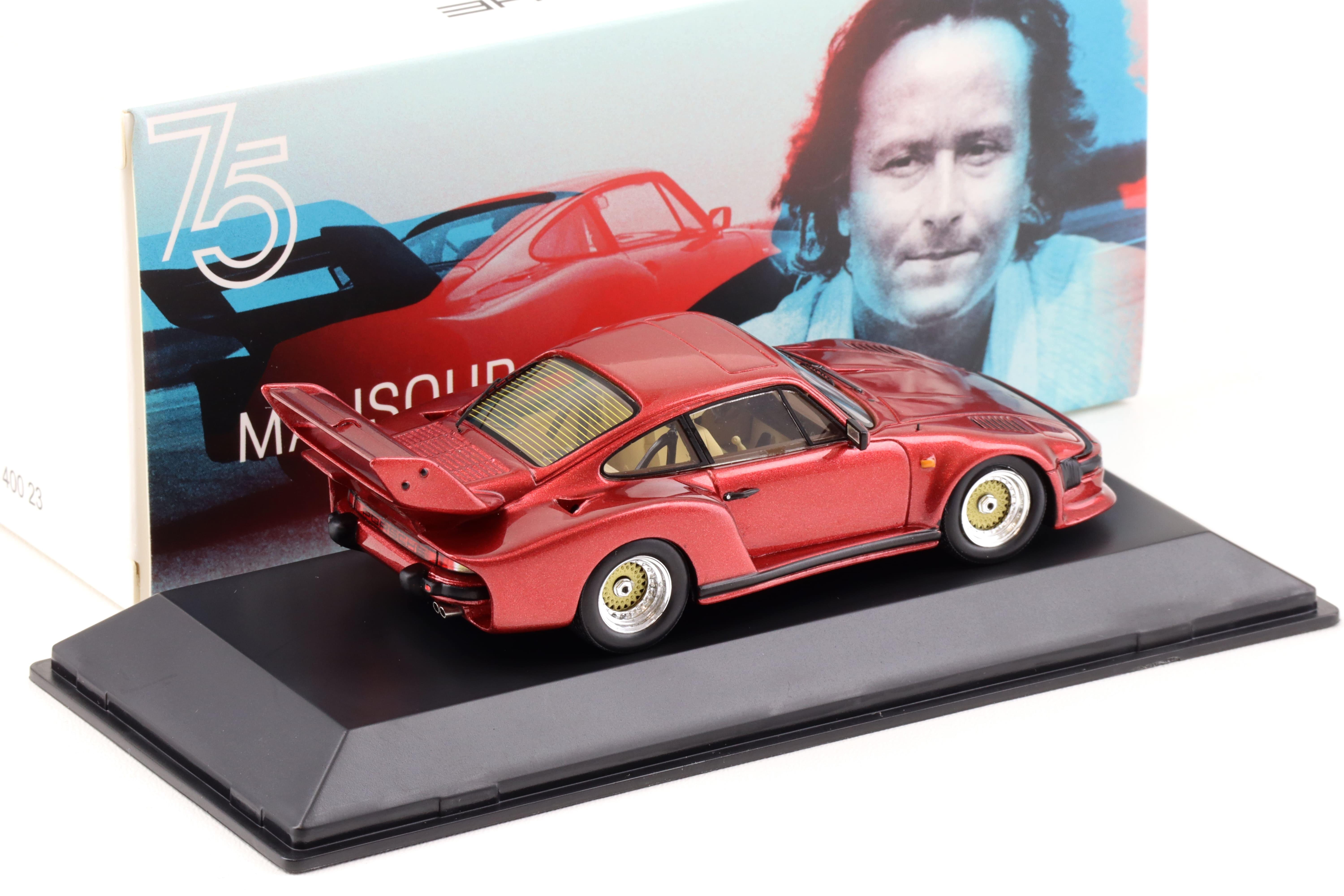 1:43 Spark Porsche 911 Turbo TAG 935 Street red Mansour Ojjeh MAP Porsche Museum