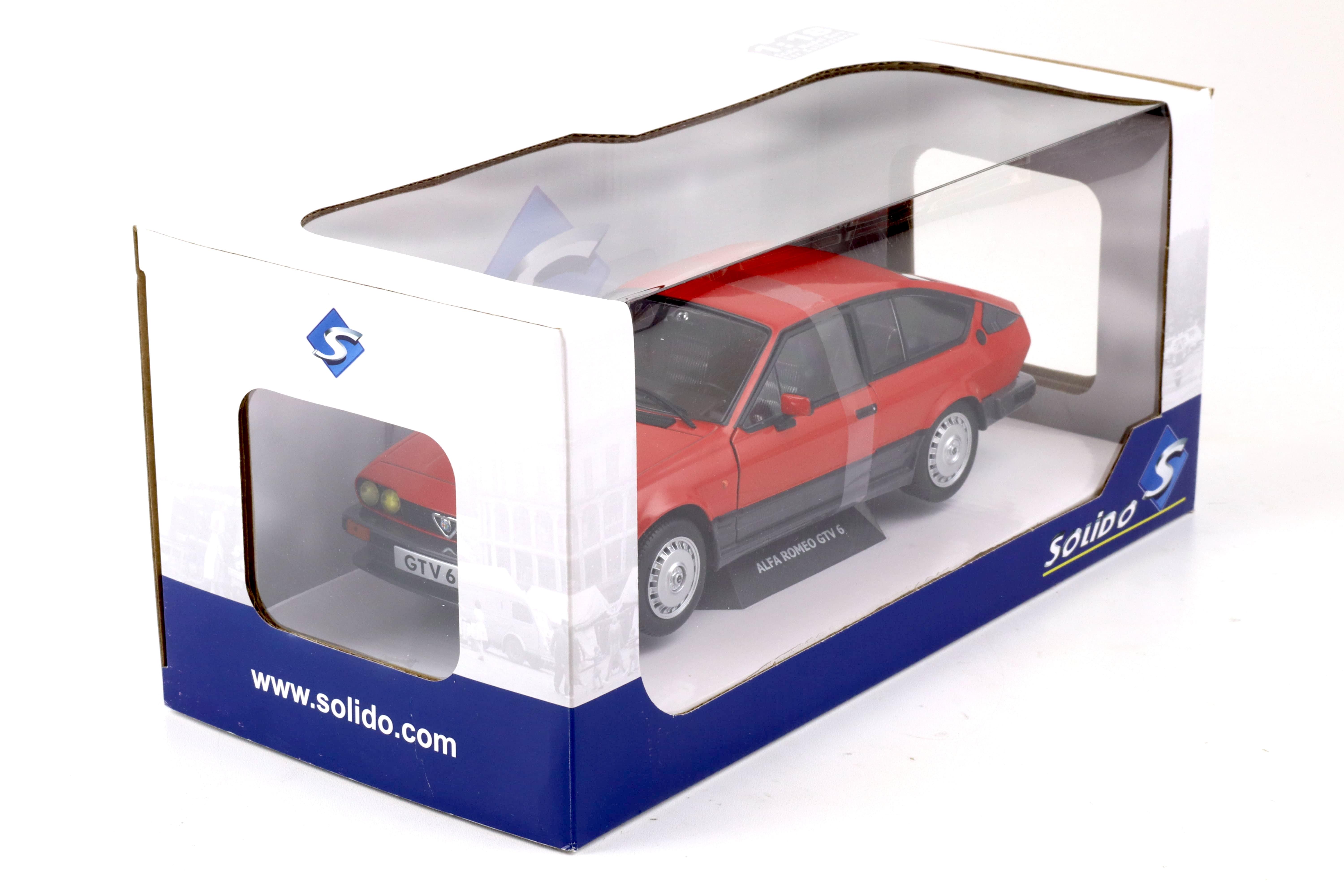 1:18 Solido Alfa Romeo GTV 6 Alfa red 1984 S1802301